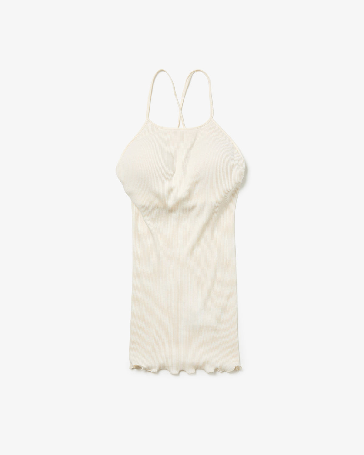 WOOL RIB BRA CAMISOLE