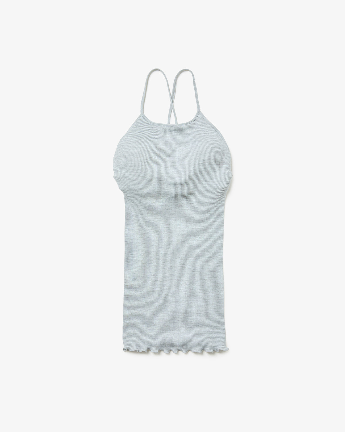 WOOL RIB BRA CAMISOLE