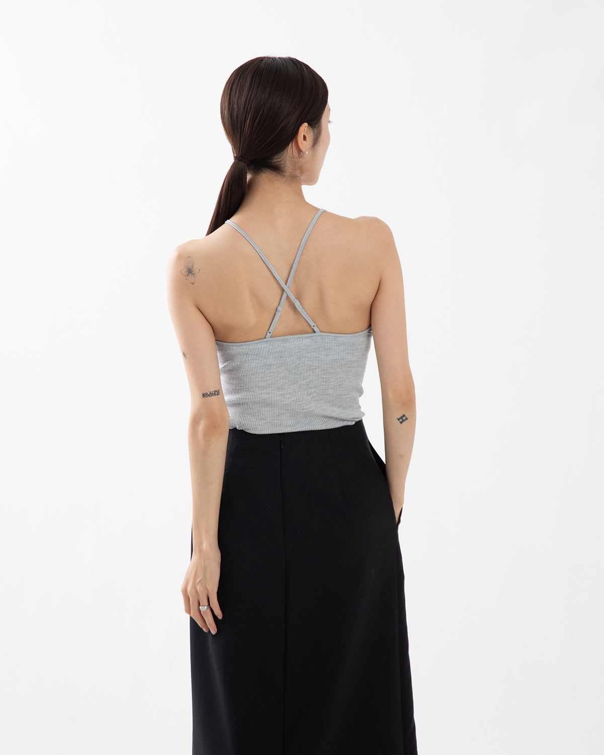 WOOL RIB BRA CAMISOLE