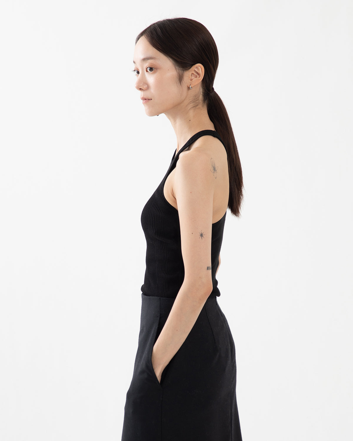 RANDOM RIB AMESLE BRA TANKTOP