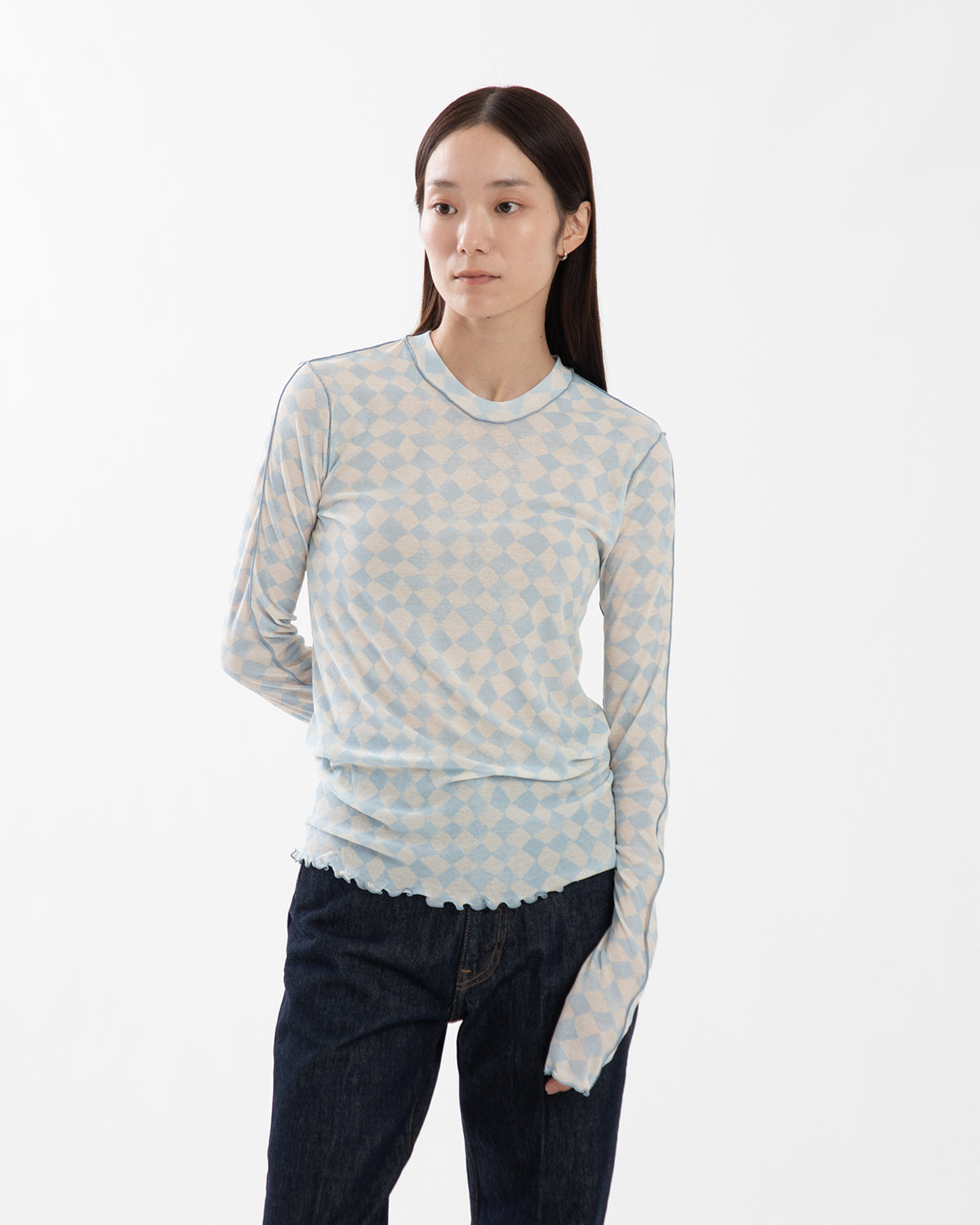 DIAMOND PRINT RIB LS PO
