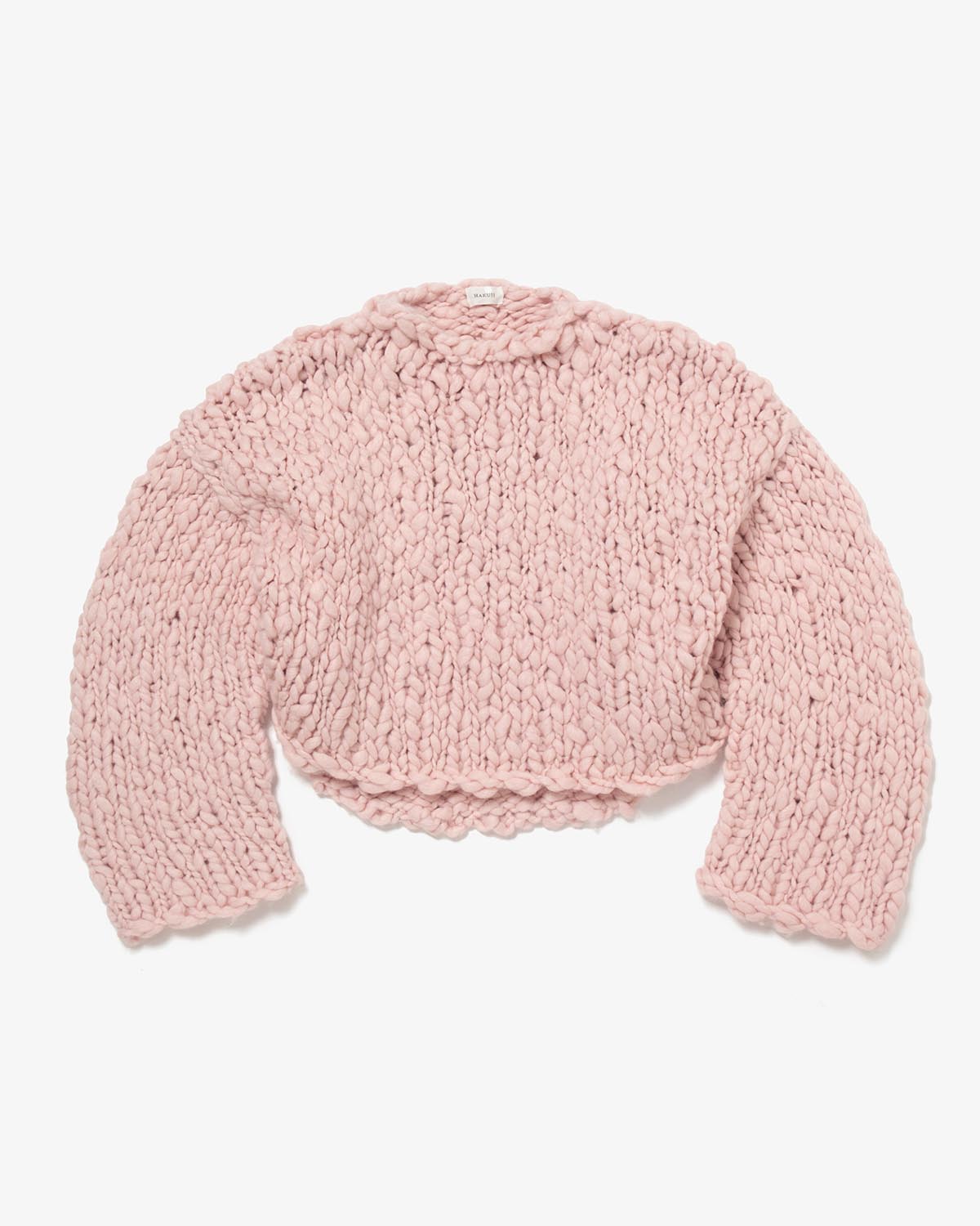 HAND-KNITTED LS SWEATER