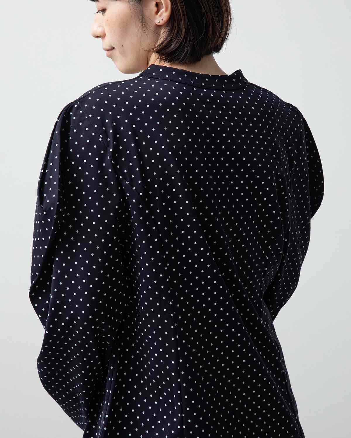 DOT PUFF SLEEVE TOPS