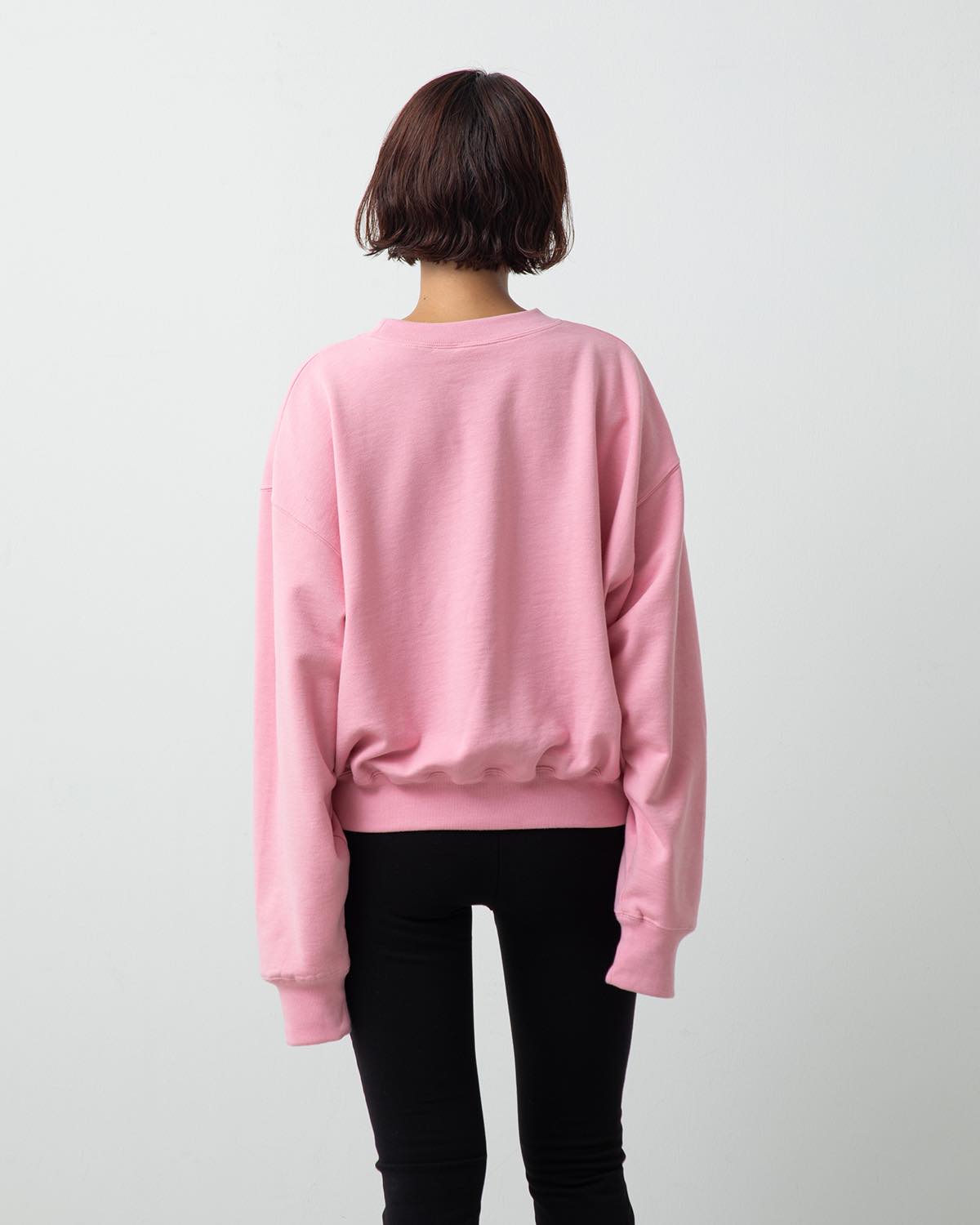 POLYCOTTON SWEAT CREW-NECK TOPS