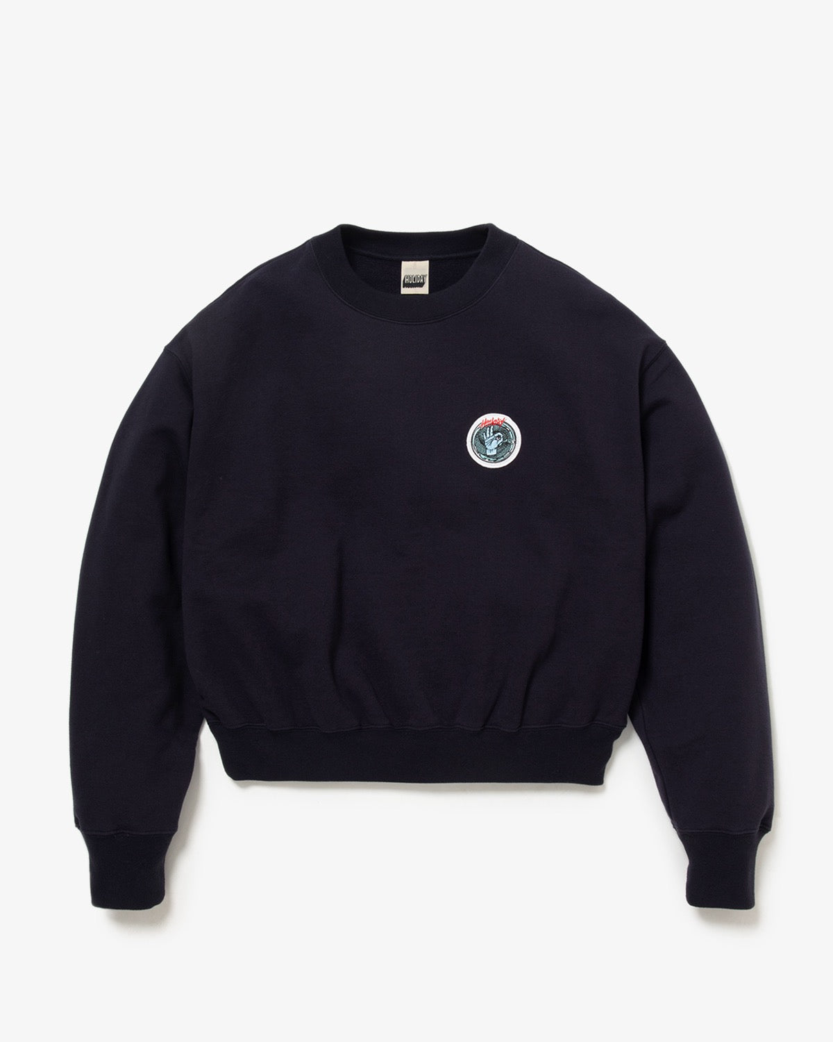 POLYCOTTON SWEAT CREW-NECK TOPS