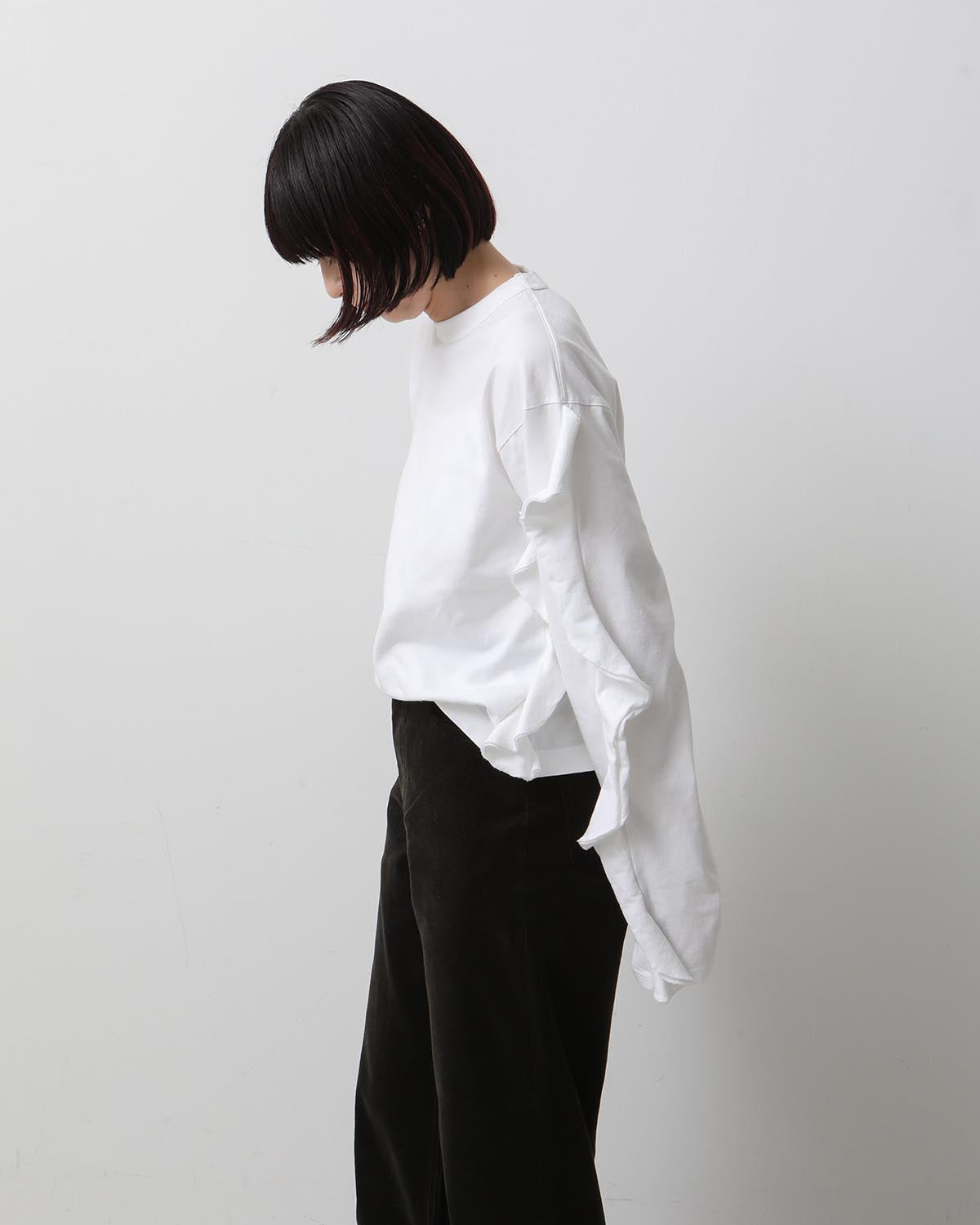 SUPER FINE DRY RUFFLE RUFFLE TOPS