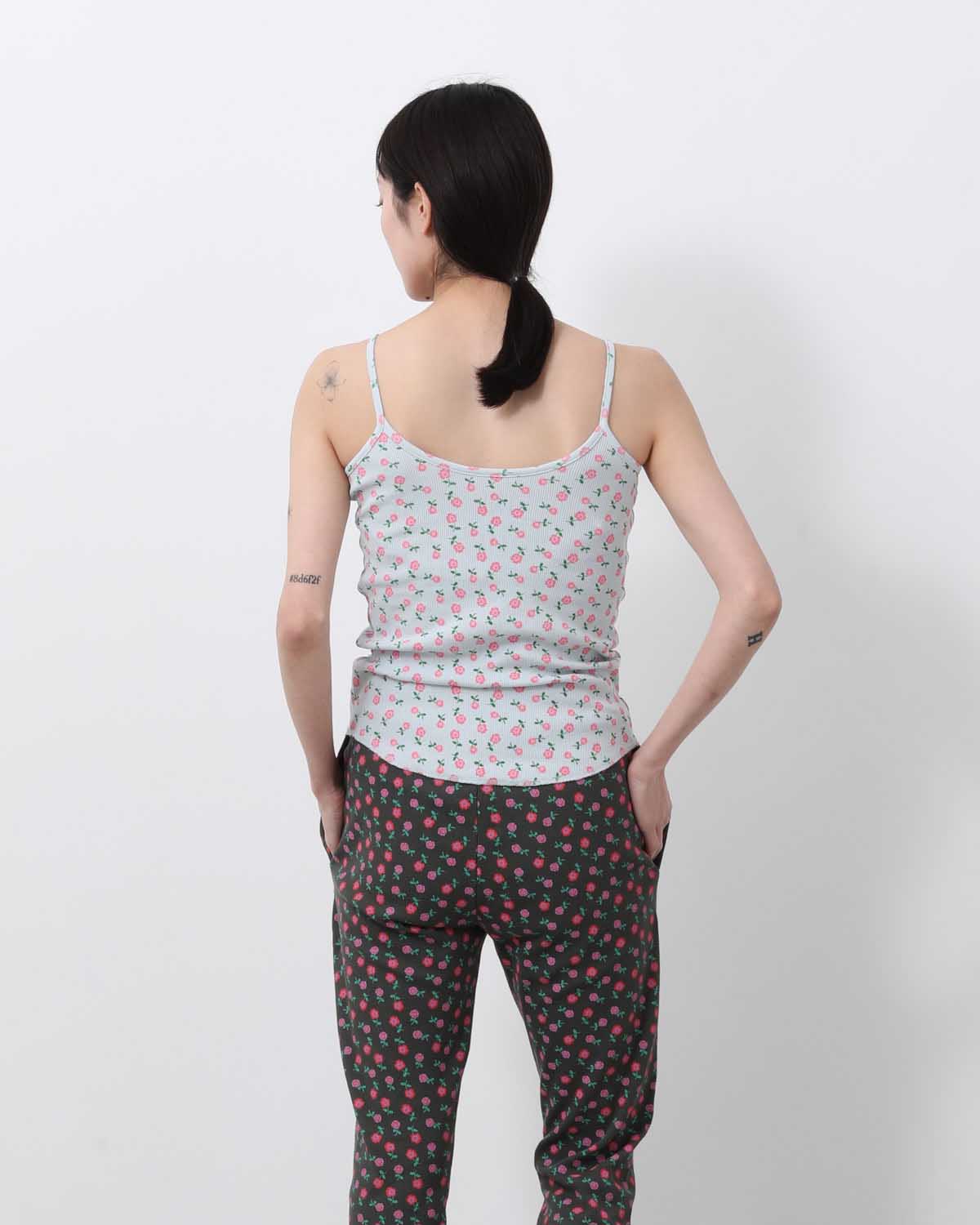 SUPER RIB CAMISOLE（FLOWER）