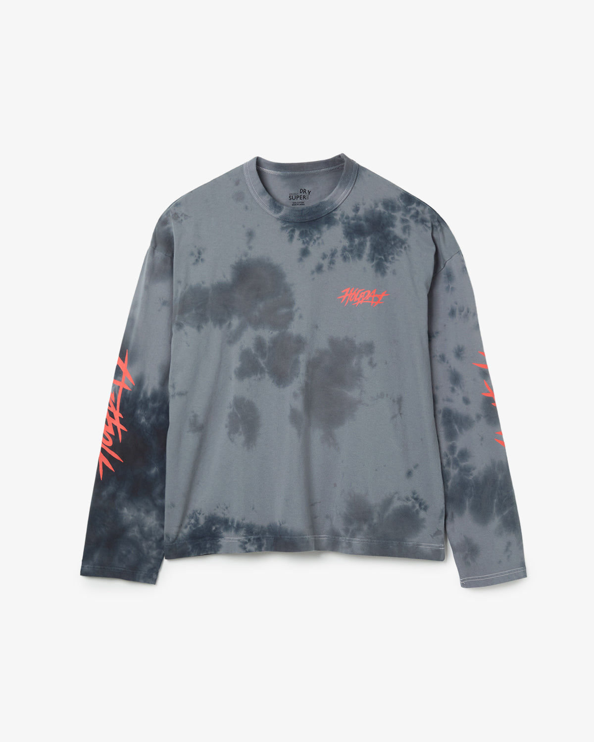 SUPER FINE DRY DAMAGE TIE-DYE L/S T-SHIRT（CIRCULATION）