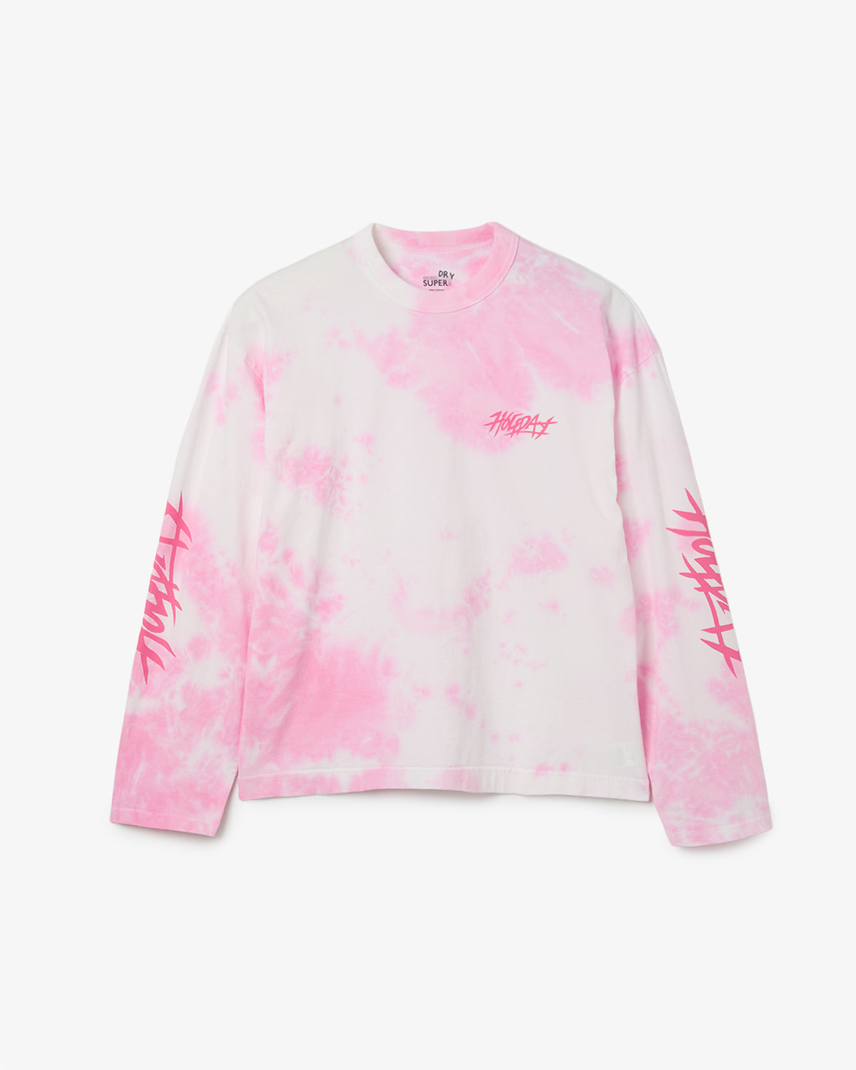 SUPER FINE DRY DAMAGE TIE-DYE L/S T-SHIRT（CIRCULATION）