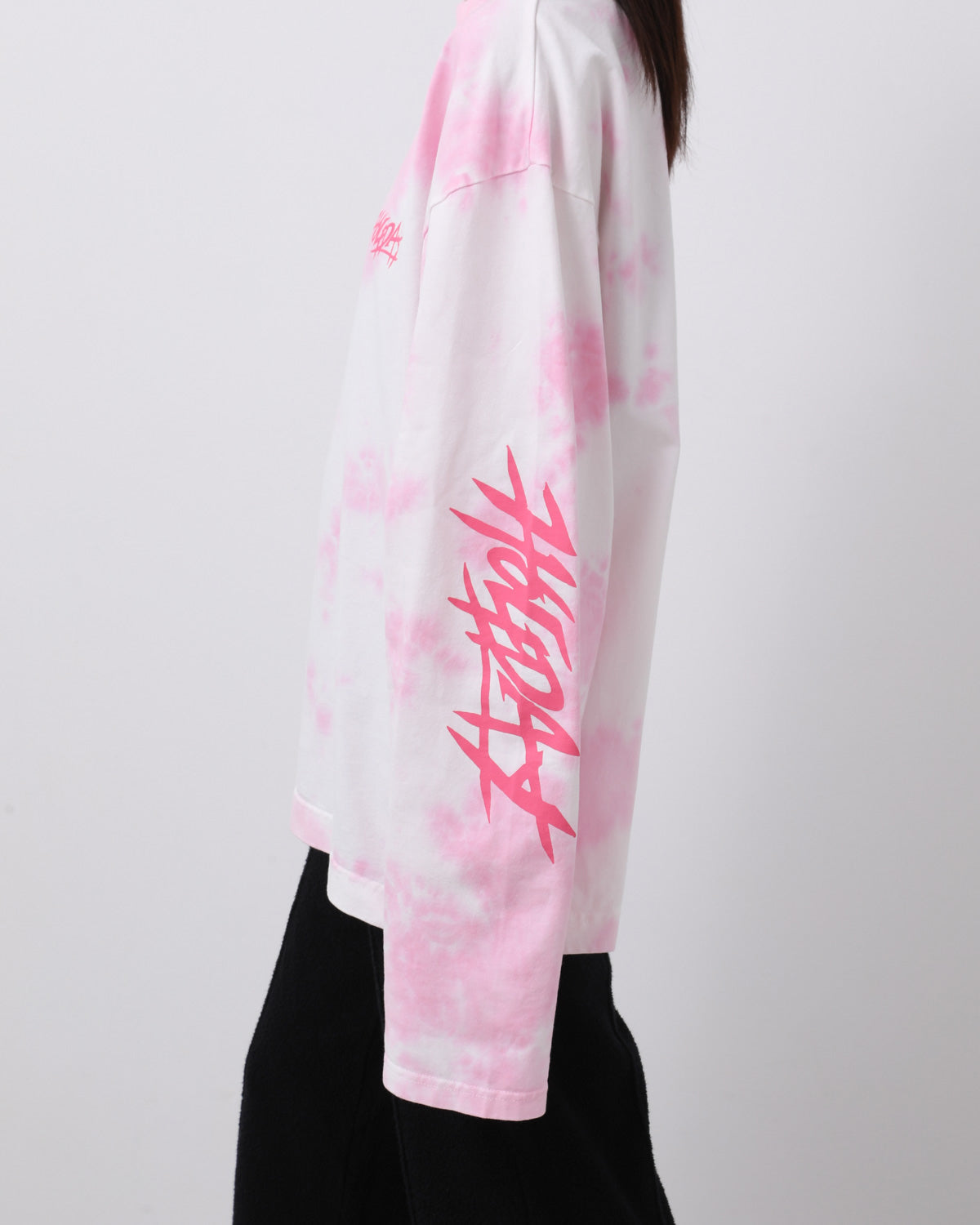 SUPER FINE DRY DAMAGE TIE-DYE L/S T-SHIRT（CIRCULATION）