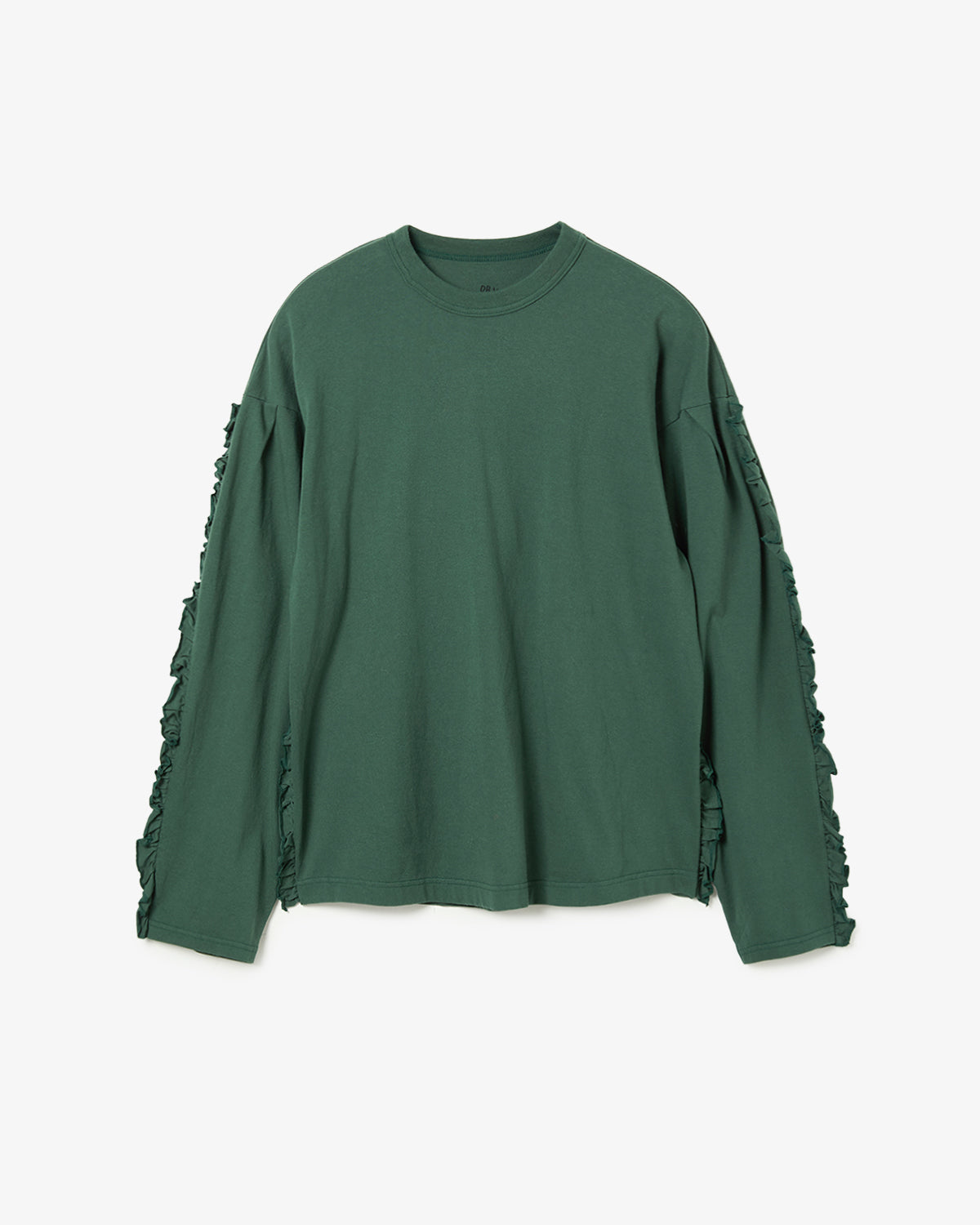 SUPER FINE DRY RUFFLE RUFFLE L/S TOPS