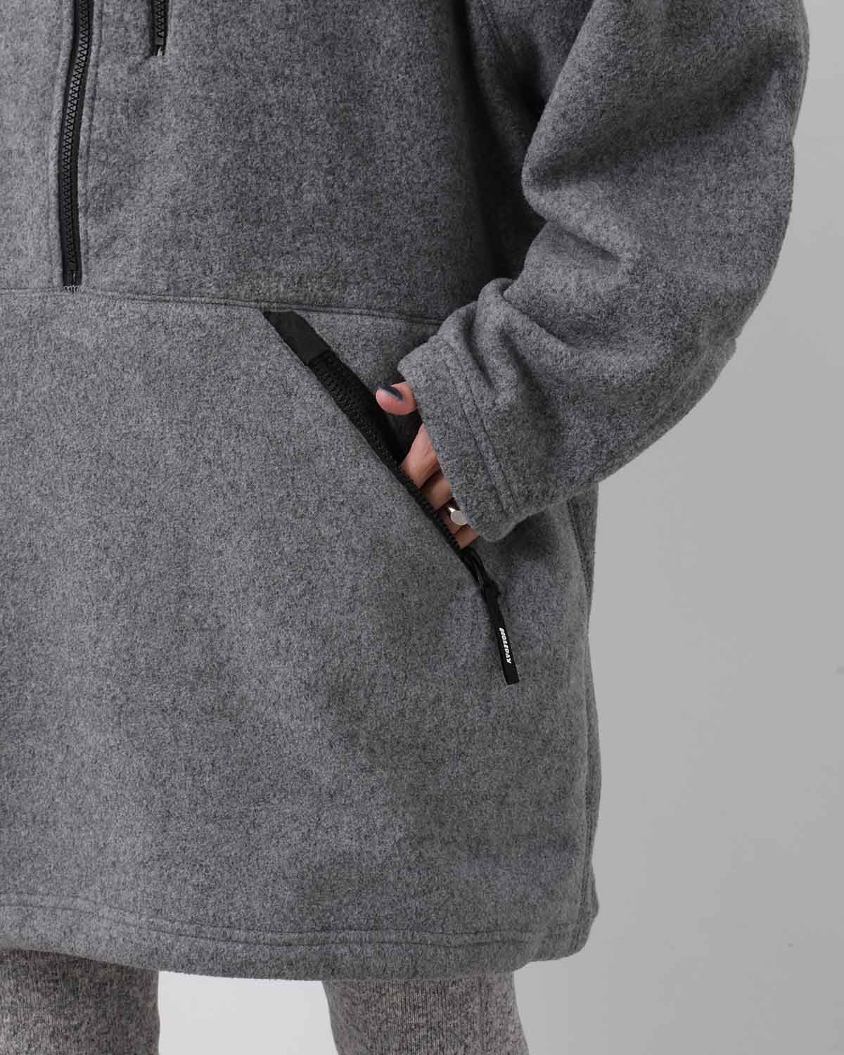 CLASSIC FLEECE ANORAK DRESS