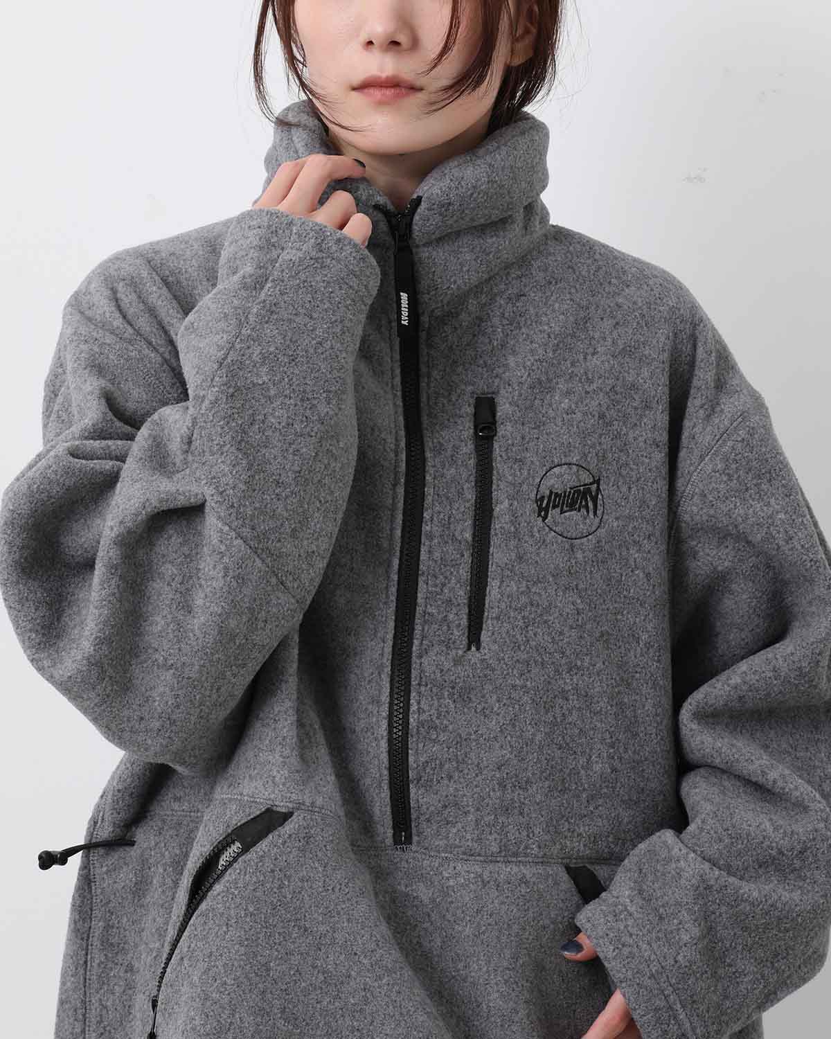 CLASSIC FLEECE ANORAK DRESS