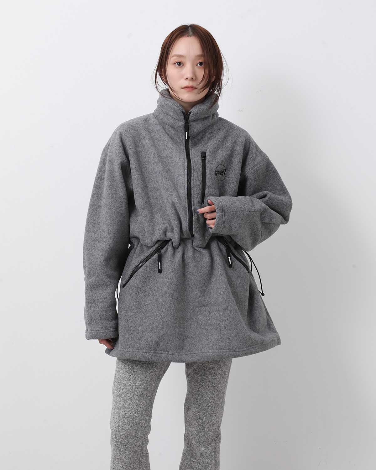 CLASSIC FLEECE ANORAK DRESS