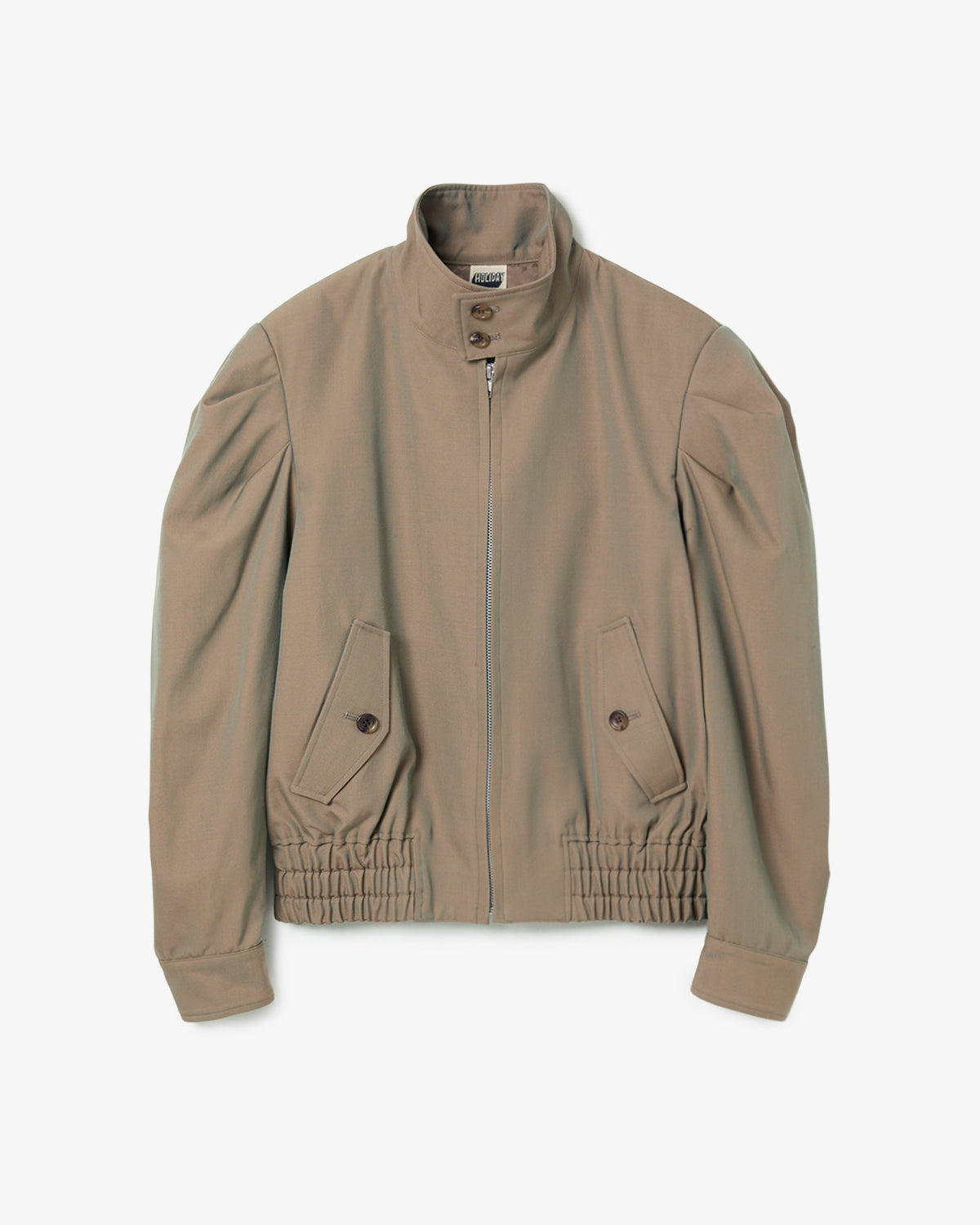 WOOL TWILL PUFF BLOUSON