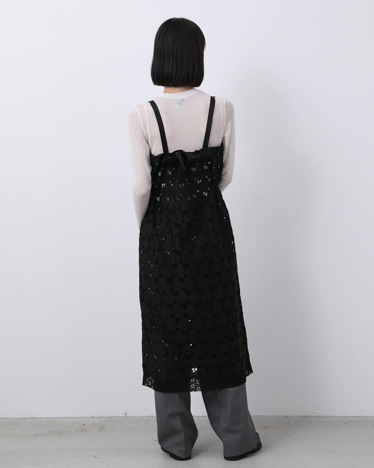 HEART LACE SLIP DRESS