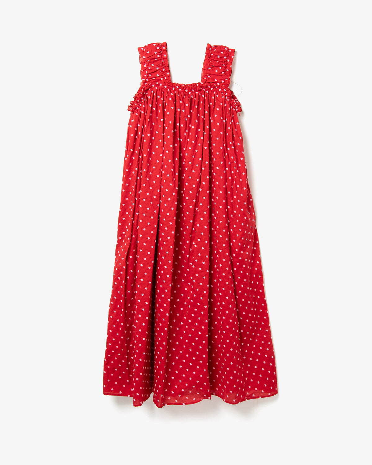 FLOWER EMBROIDERY NIGHT DRESS