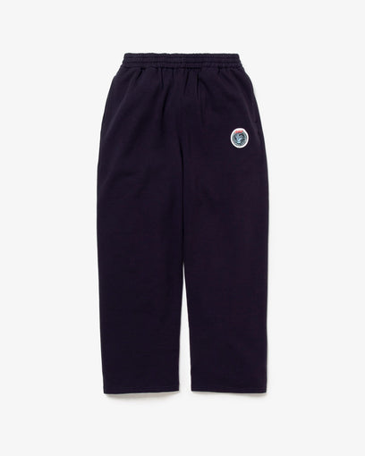 POLYCOTTON SWEAT WIDE PANTS