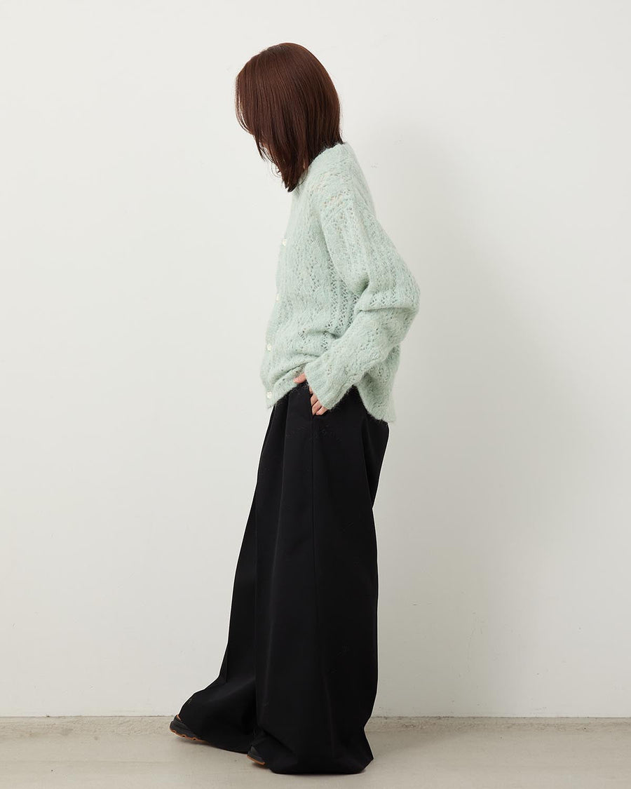 WOOL TWILL DRAWSTRINGS SUPER WIDE PANTS – COVERCHORD