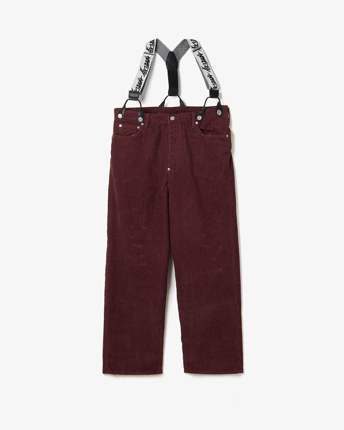 DAMAGE CORDUROY SUSPENDER PANTS