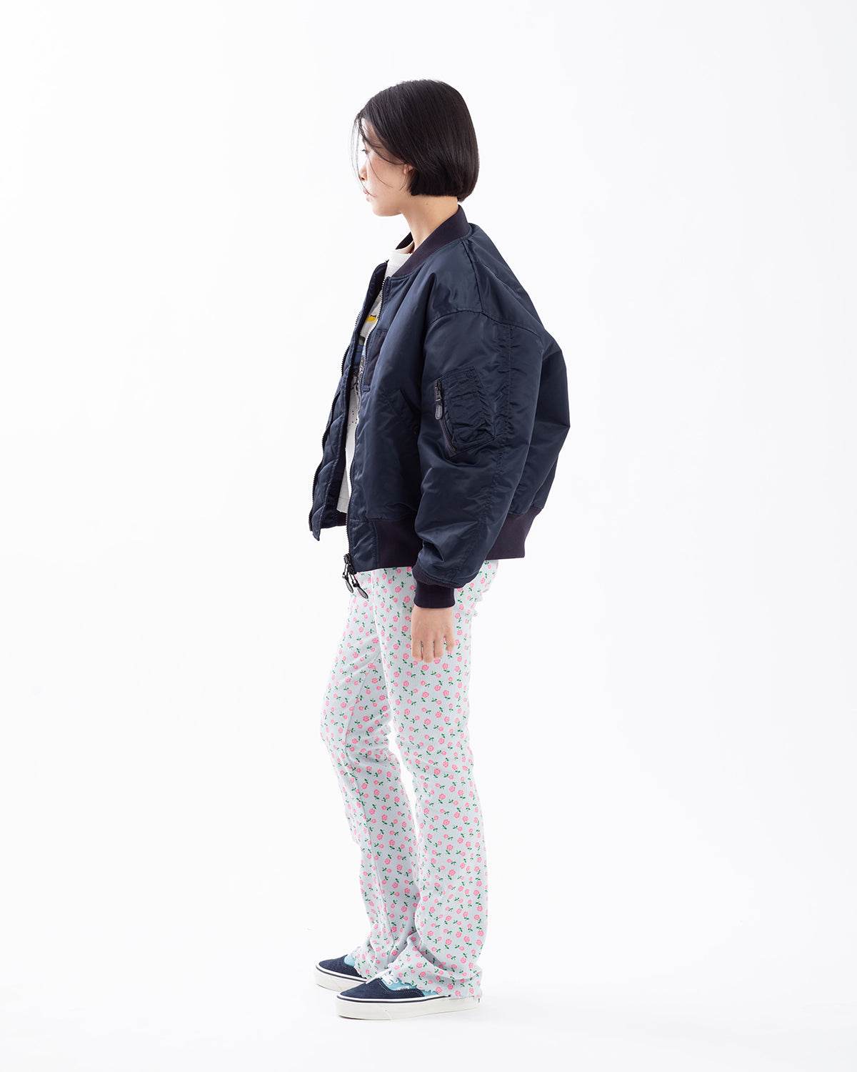 SUPER RIB PANTS（FLOWER）