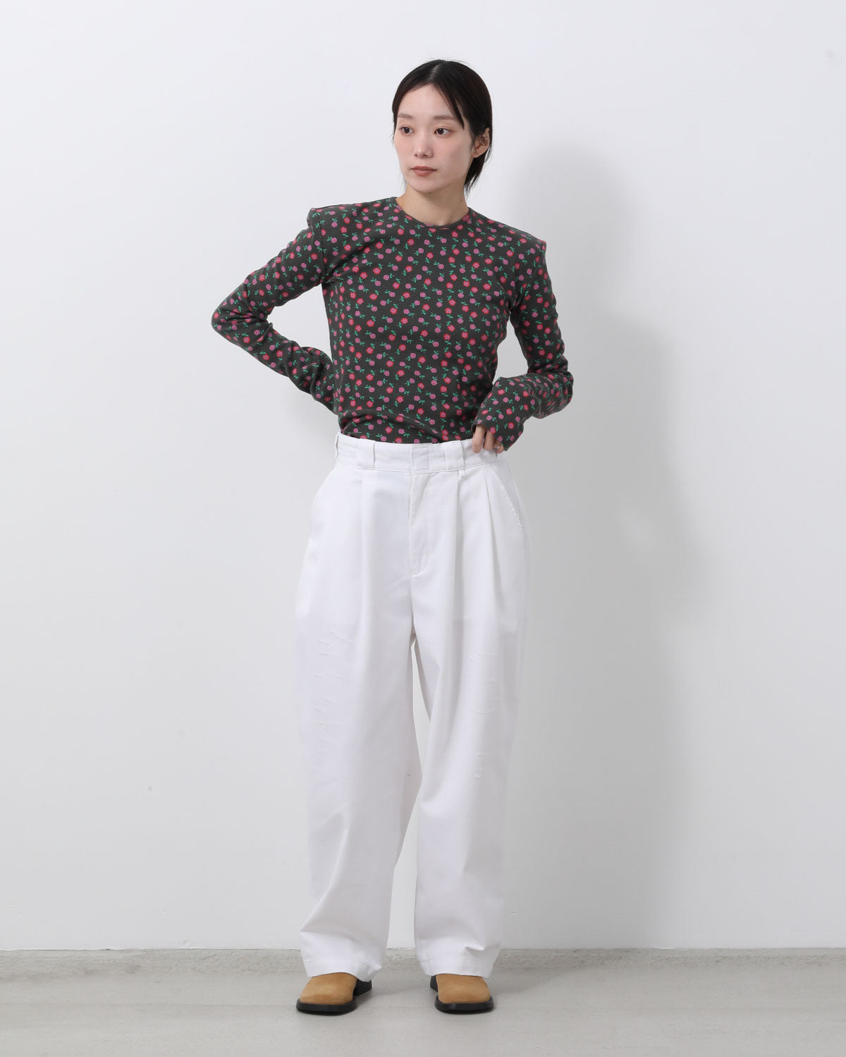 DICKIES DRAWSTRINGS DAMAGE 2TUCK PANTS