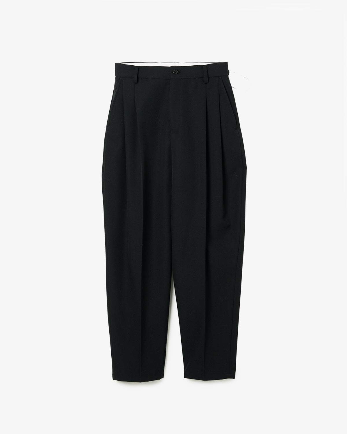 WOOL TWILL 2TUCK SLACKS