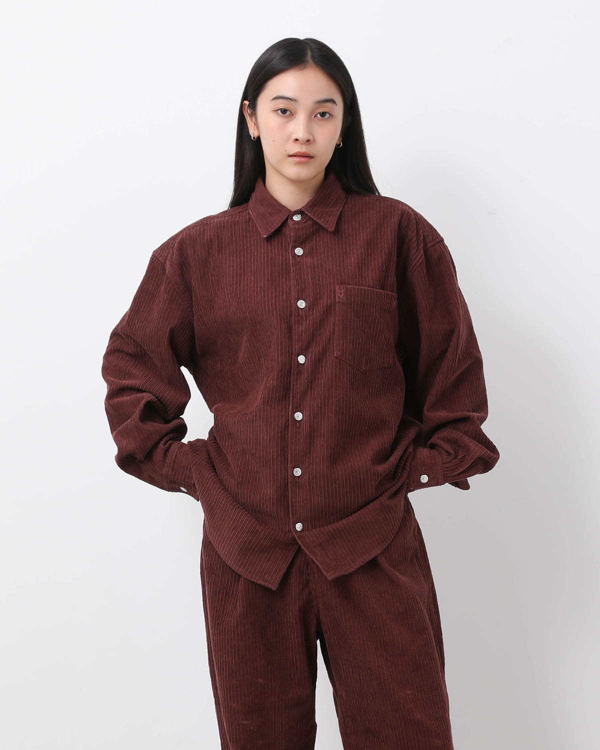 DAMAGE CORDUROY BIG SHIRT JACKET