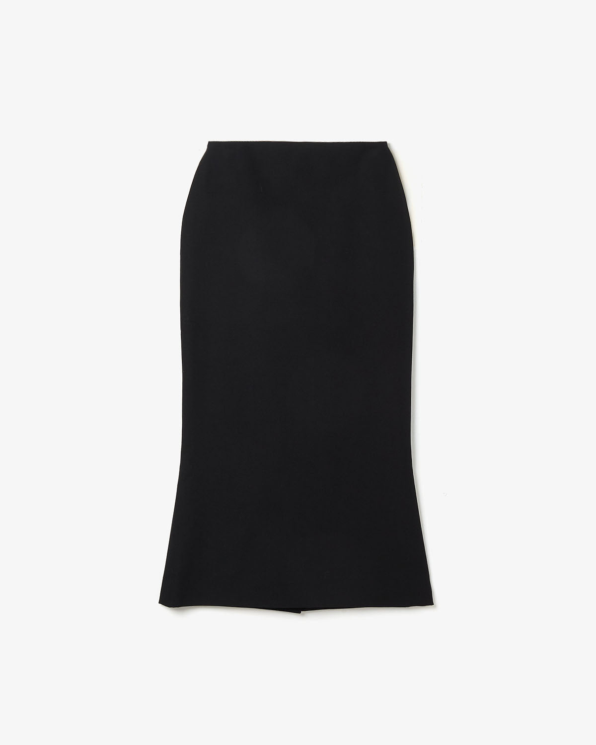 WOOL TWILL SLIM SKIRT