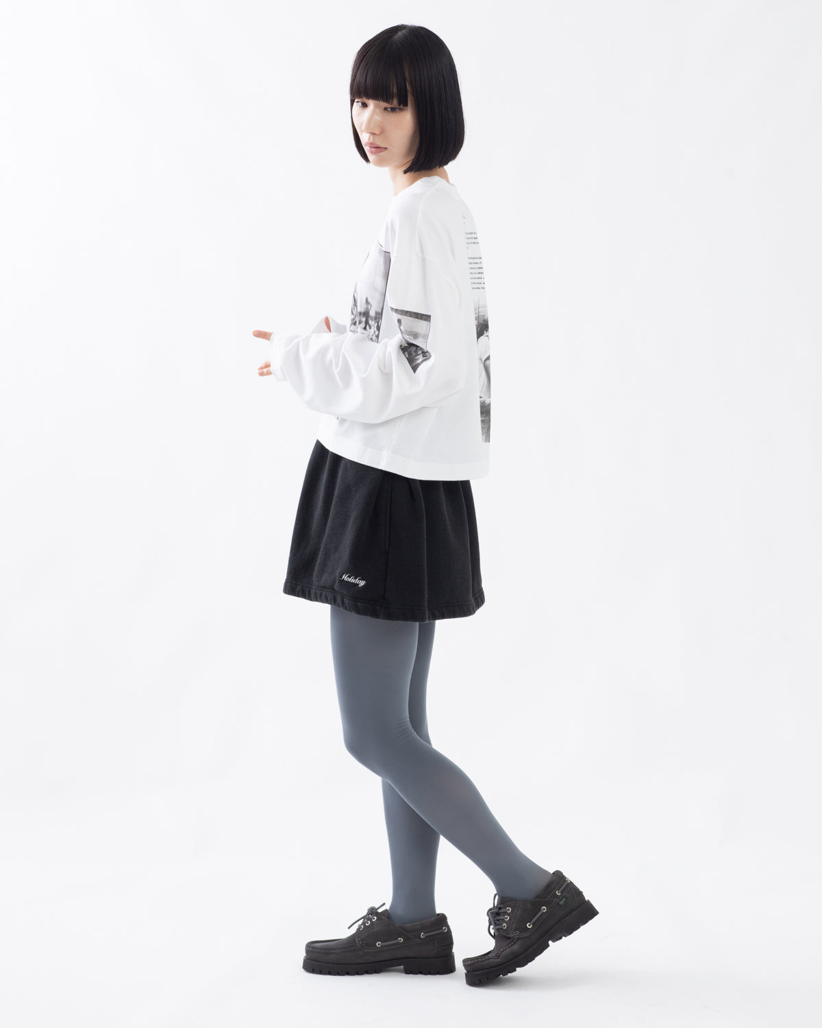 ULTRA HEAVY SWEAT TUCK MINI SKIRT（HOLIDAY）