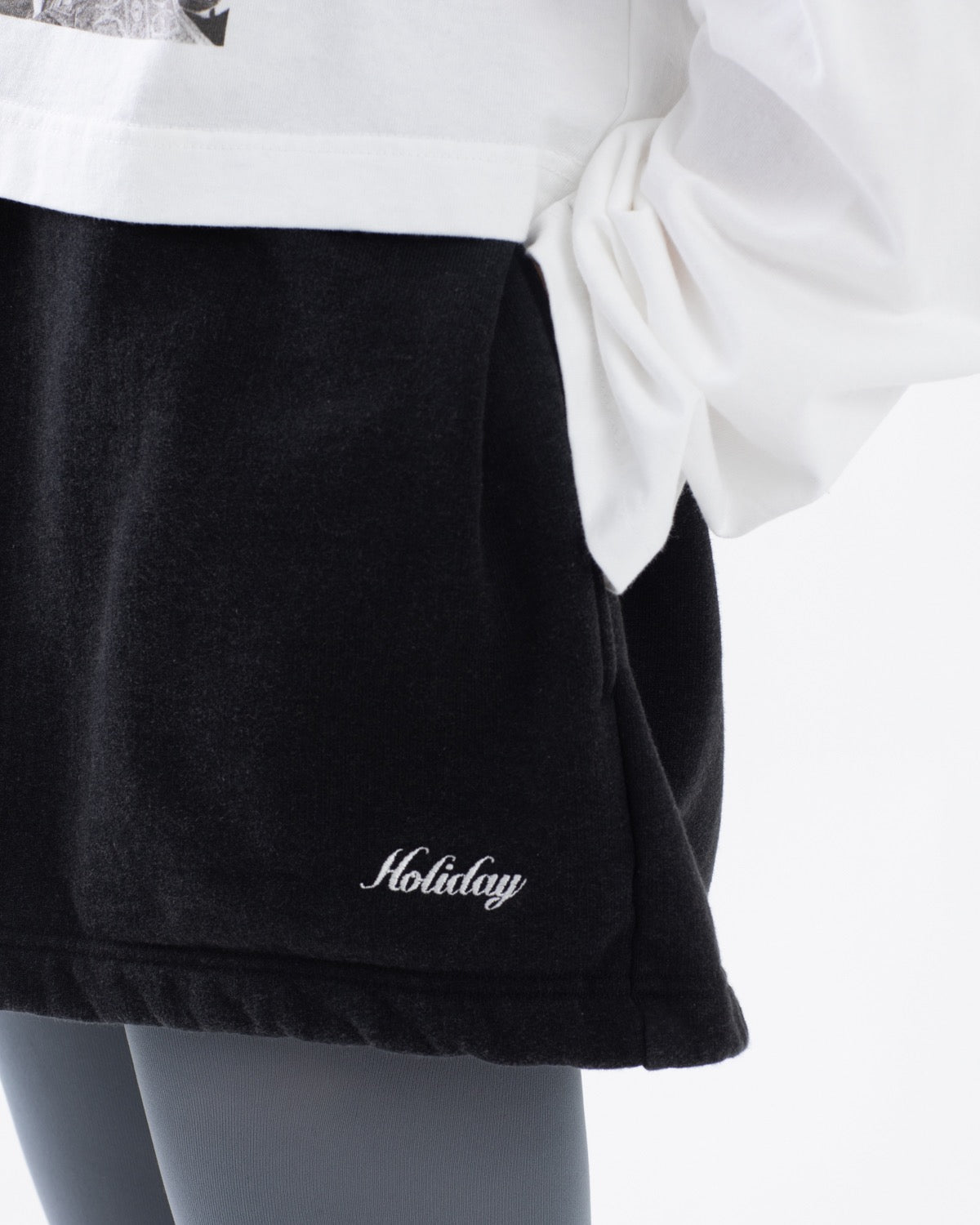 ULTRA HEAVY SWEAT TUCK MINI SKIRT（HOLIDAY）