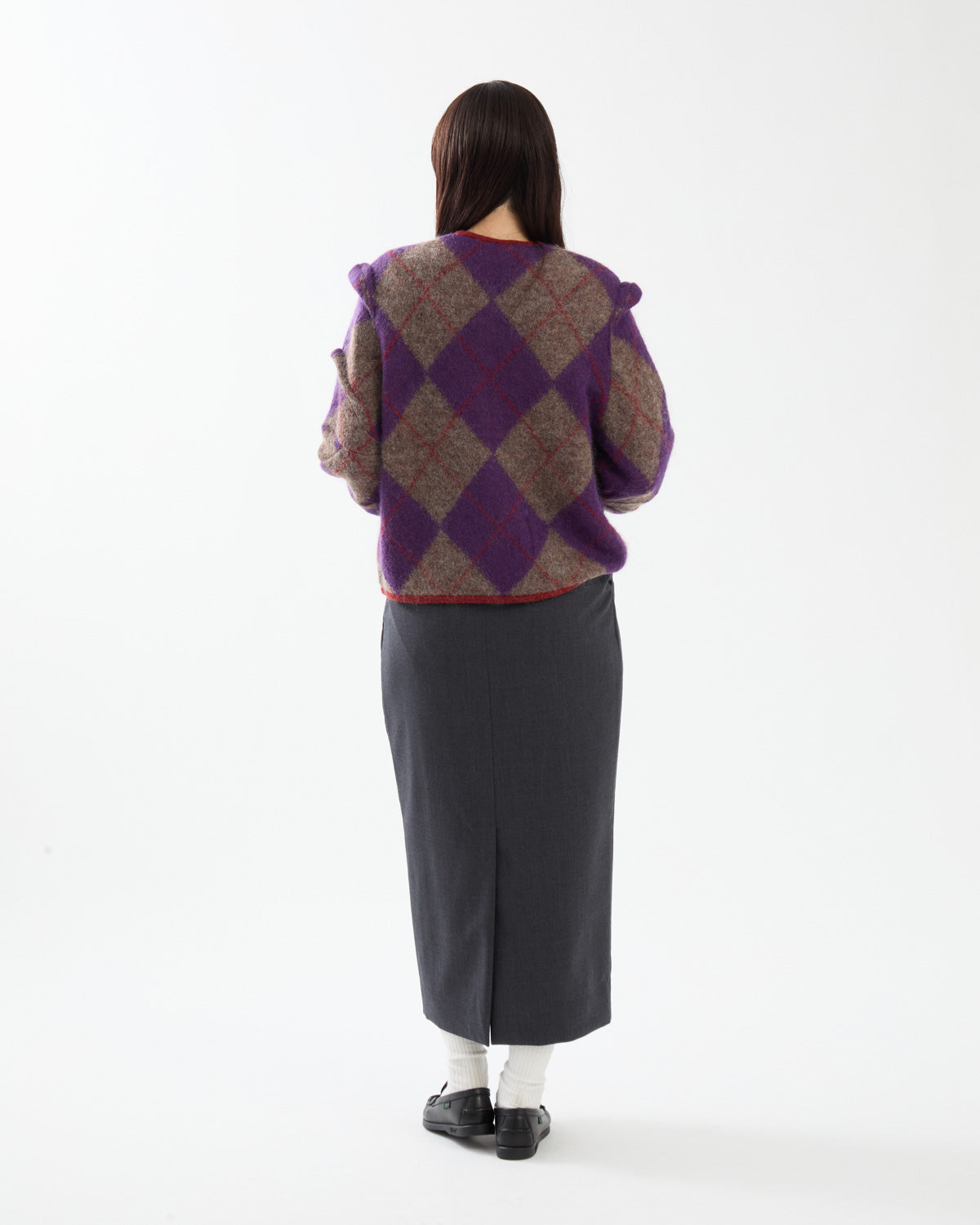 WOOL DRAWSTRINGS 2TUCK SKIRT