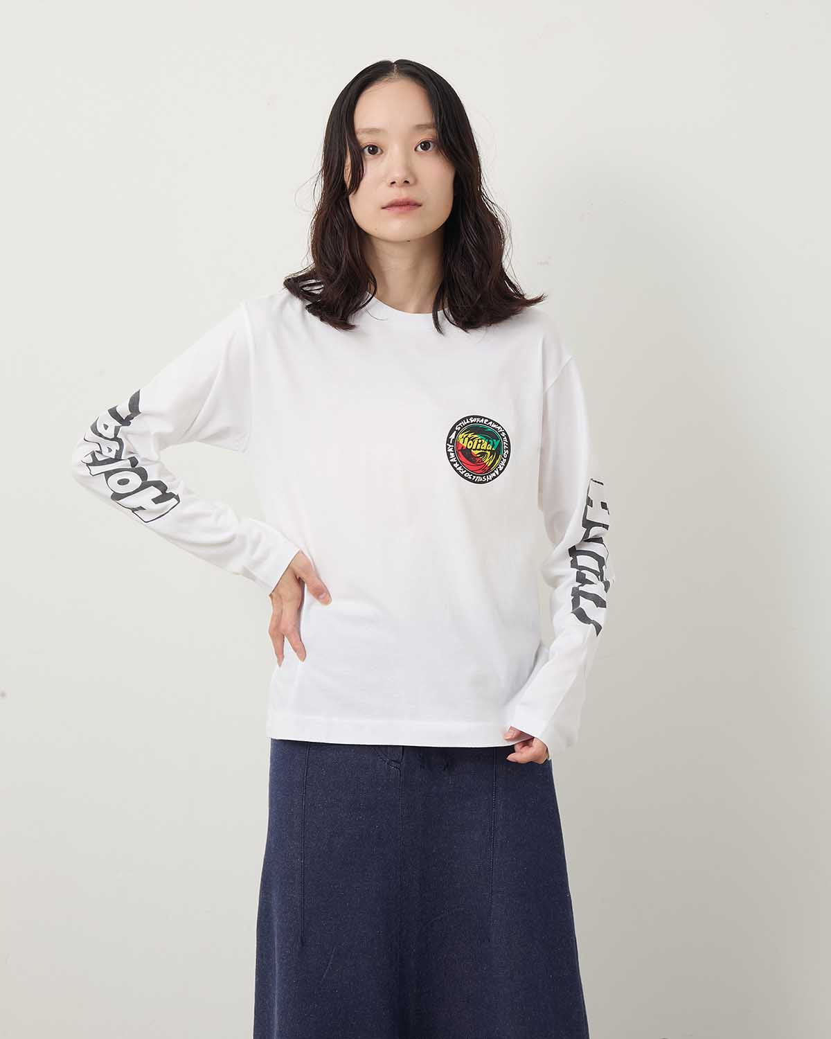 SUPER FINE L/S T-SHIRT（RASTA CIRCLE）
