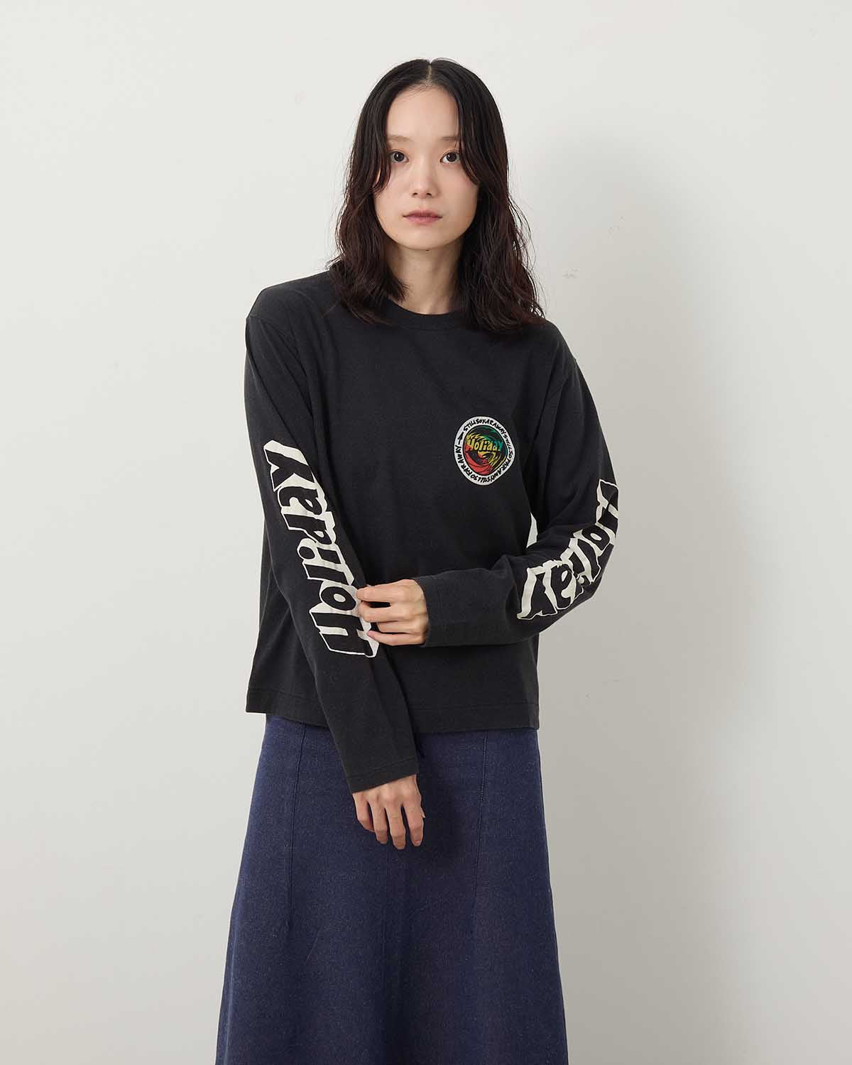 SUPER FINE L/S T-SHIRT（RASTA CIRCLE）