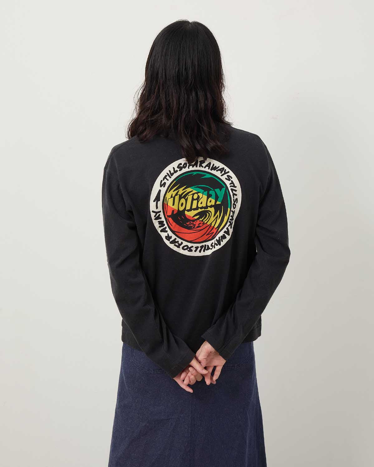 SUPER FINE L/S T-SHIRT（RASTA CIRCLE）