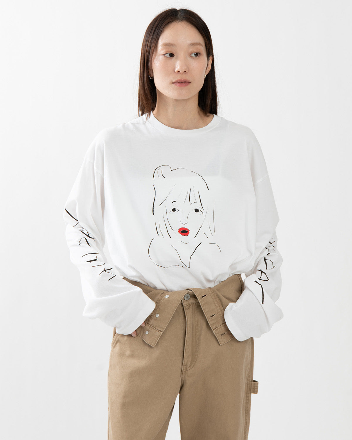 SUPER FINE L/S T-SHIRT（SUZUME）