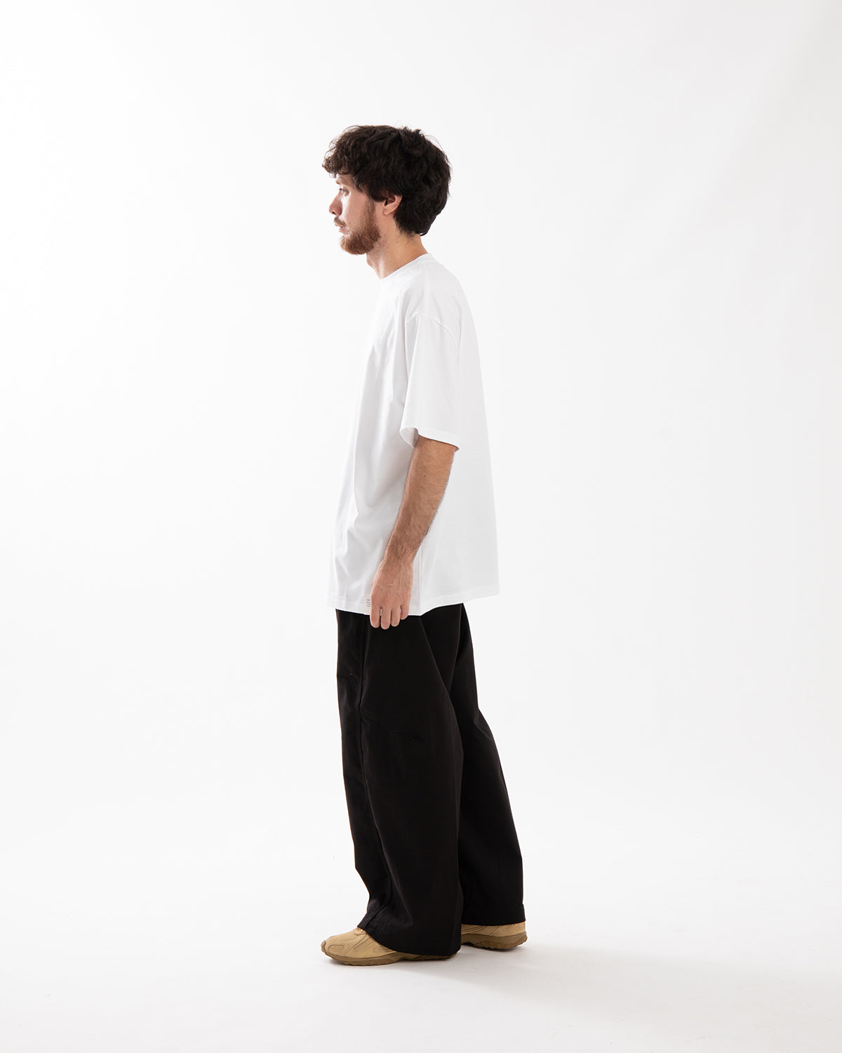 BARREL LEG CHINO TROUSERS