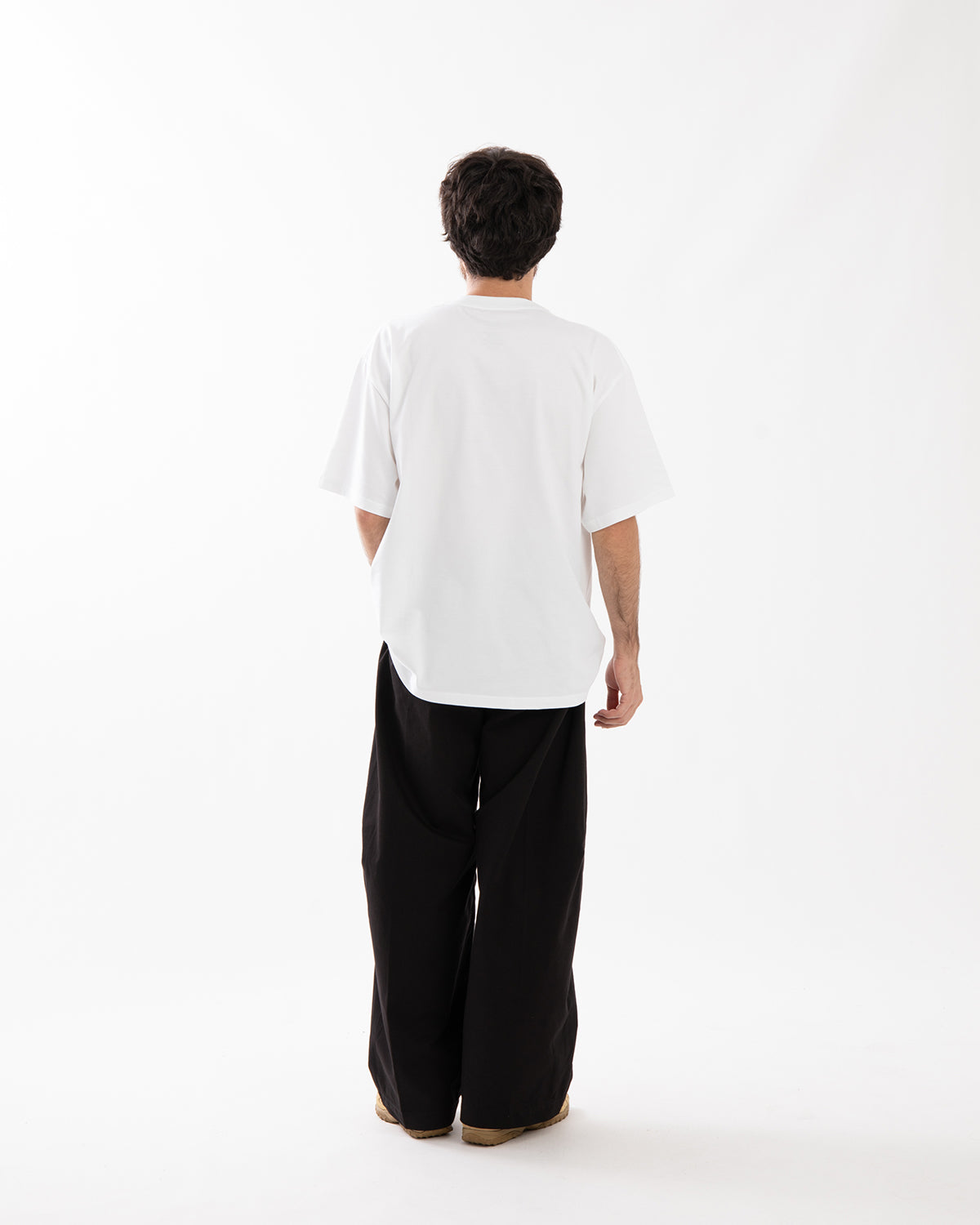 BARREL LEG CHINO TROUSERS