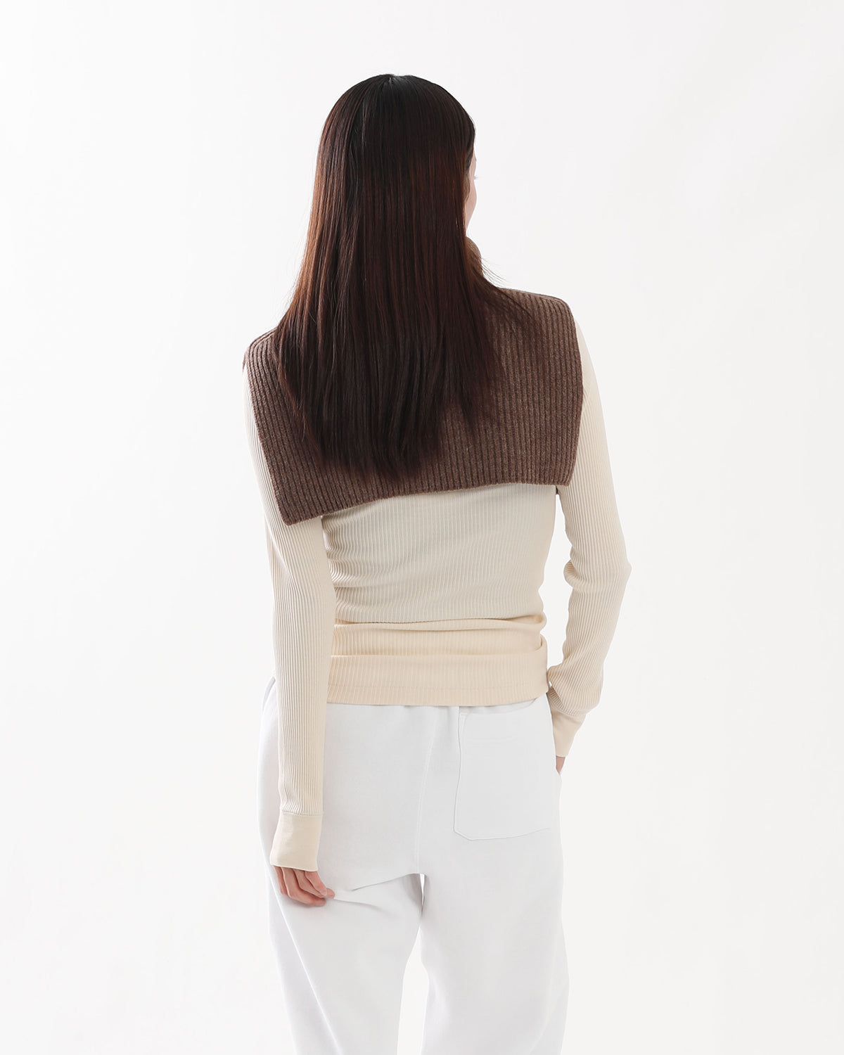 RIBBED NECK WARMER