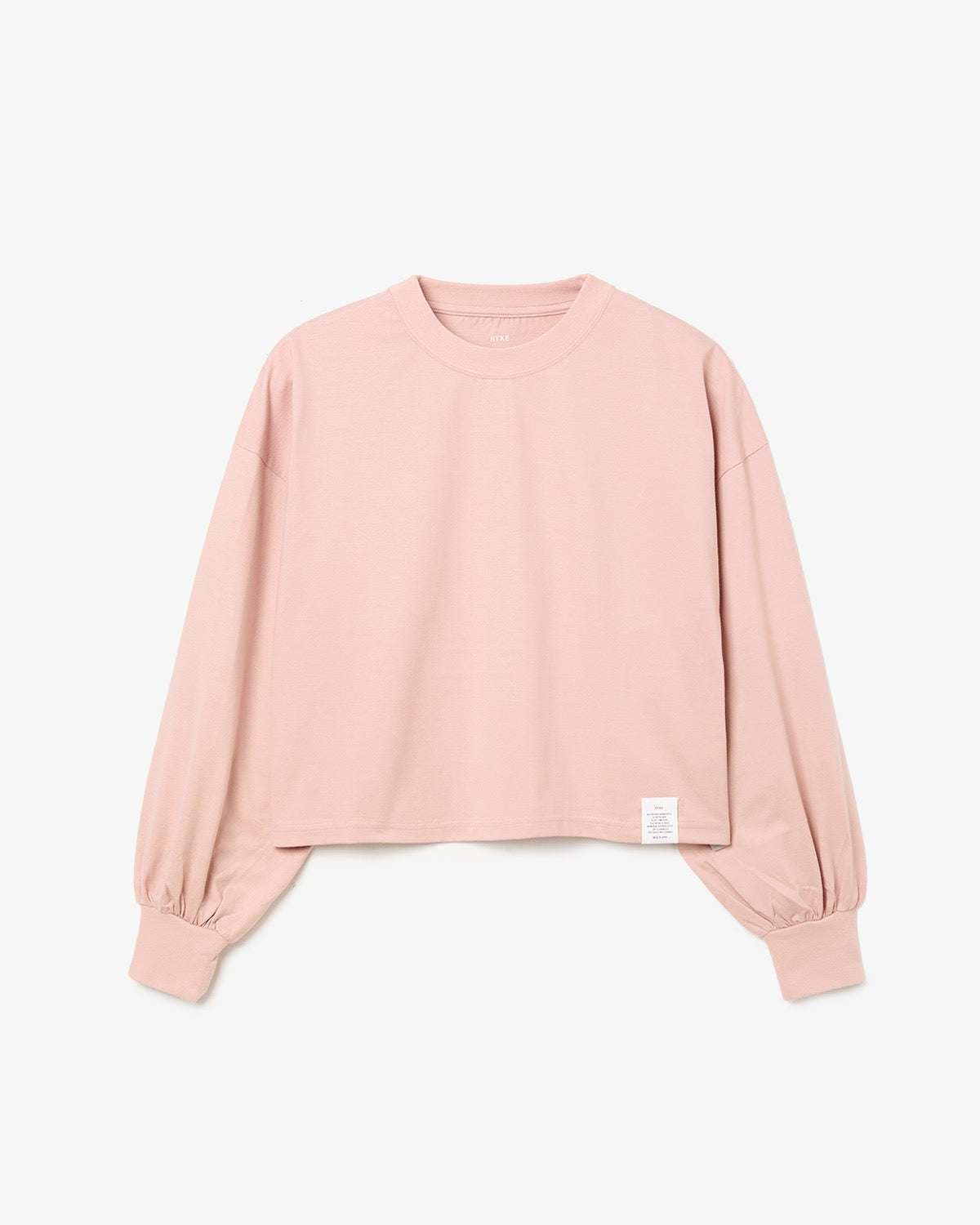 【美品】HYKE CROPPED LONG SLV TEE BIG FIT CROPPED LONG-SLV TEE / BIG FIT (6.5OZ) – COVERCHORD