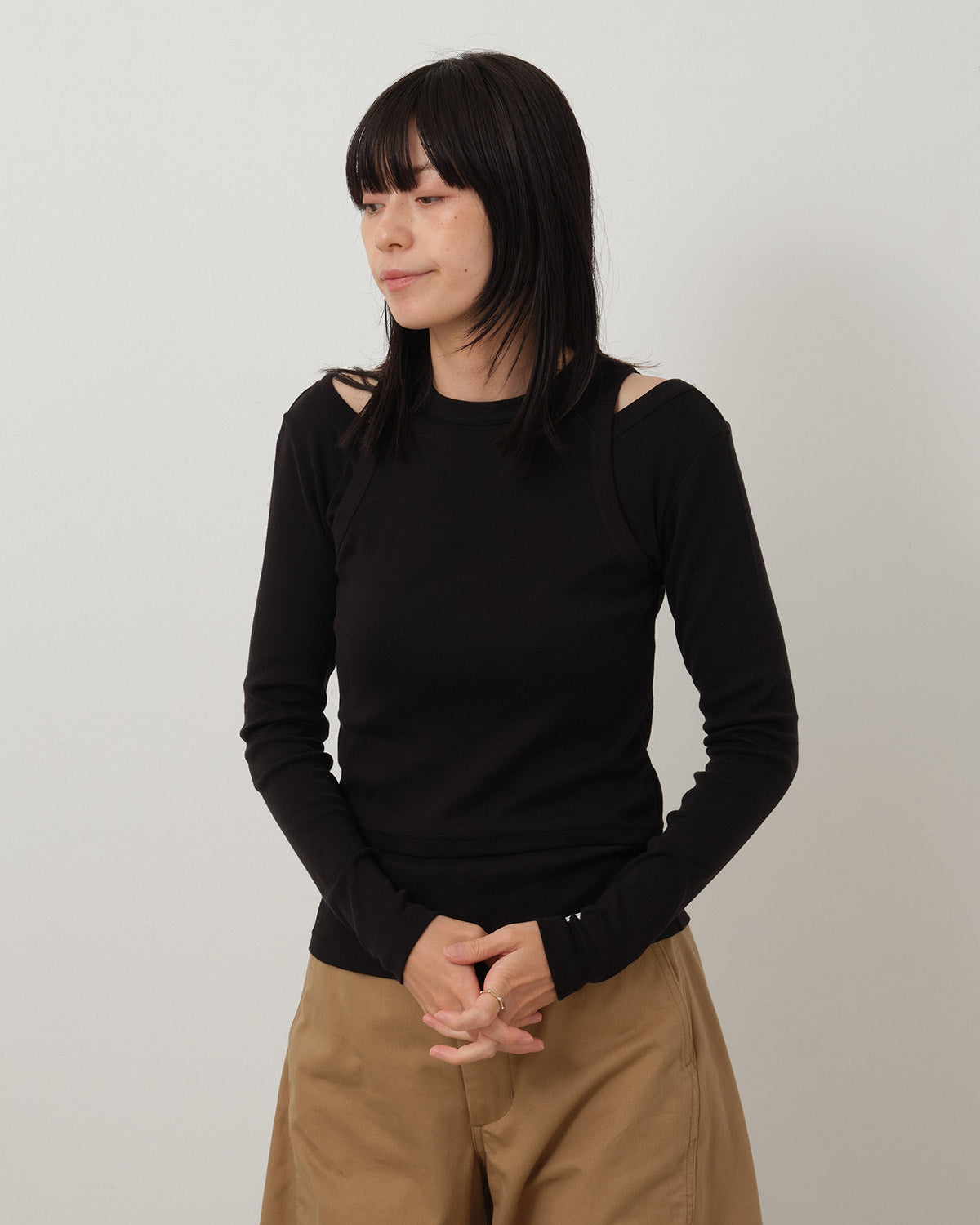 LAYERED LONG-SLV TEE