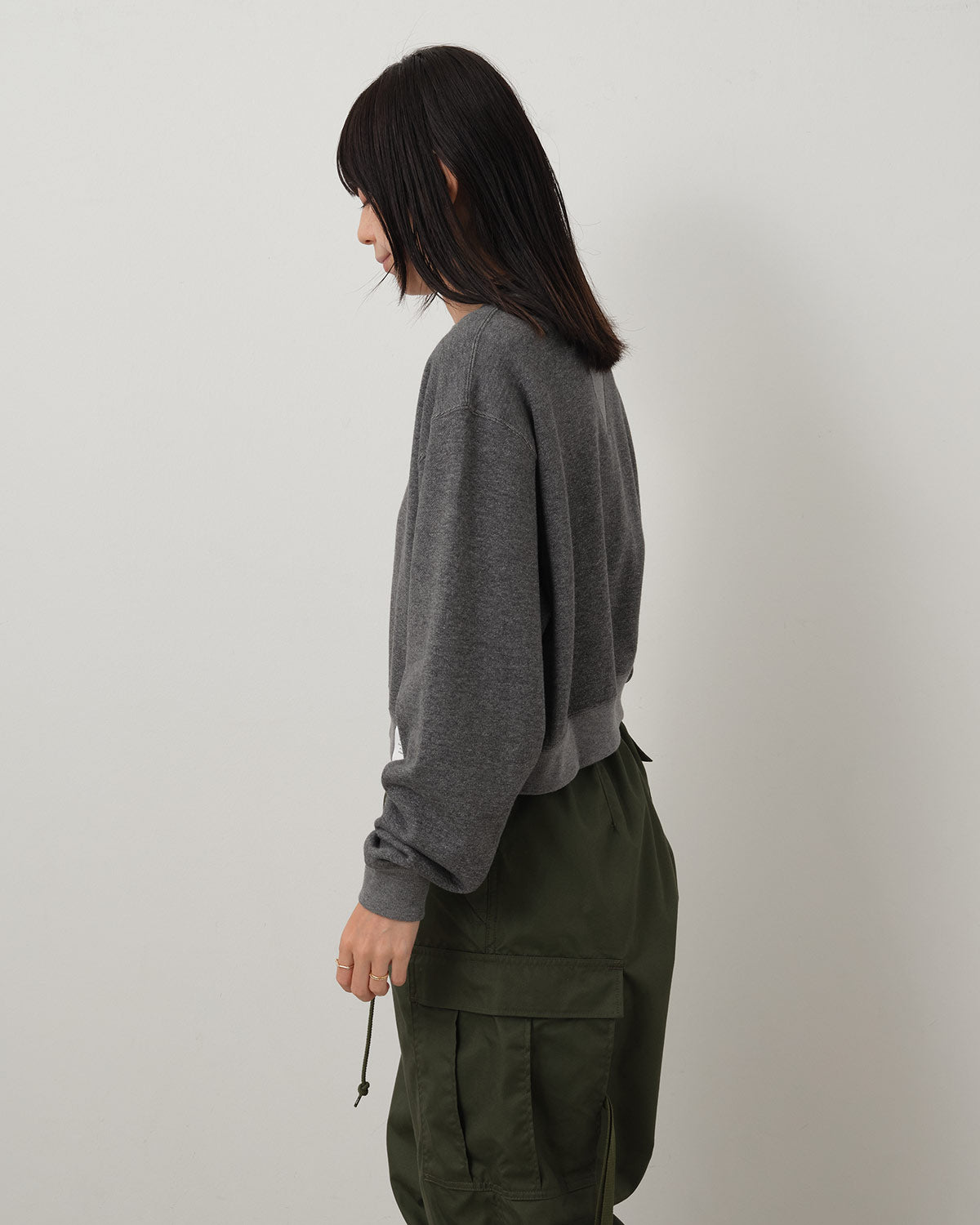 CROPPED SWEAT SHIRT