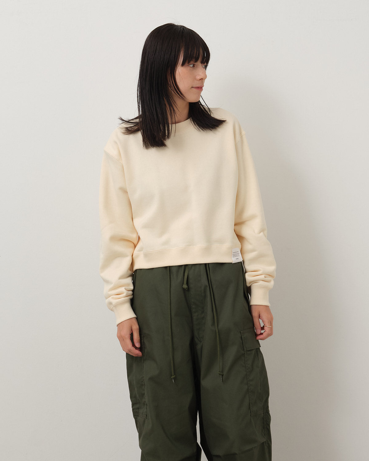 CROPPED SWEAT SHIRT