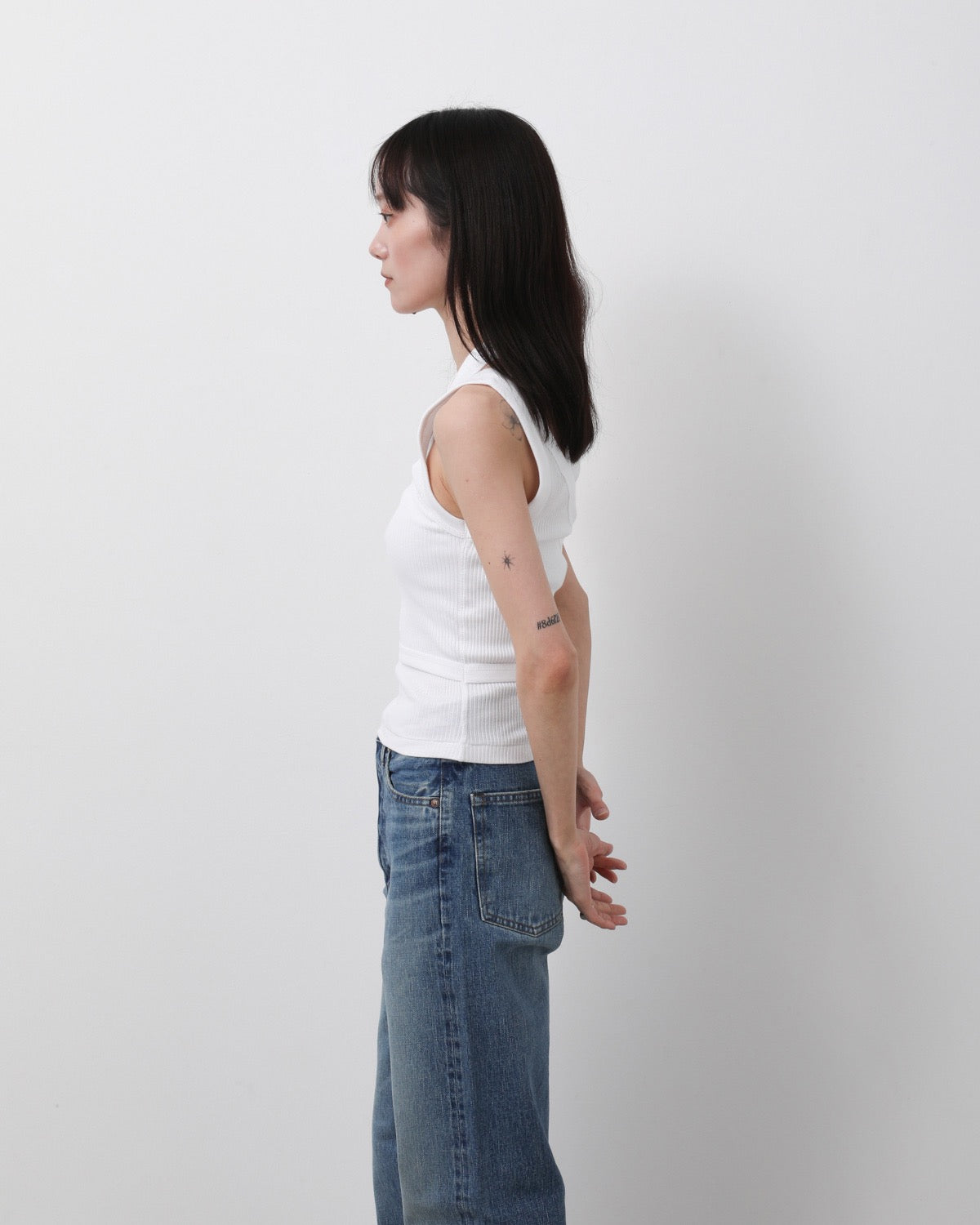 DOUBLE SHOULDER TANK TOP