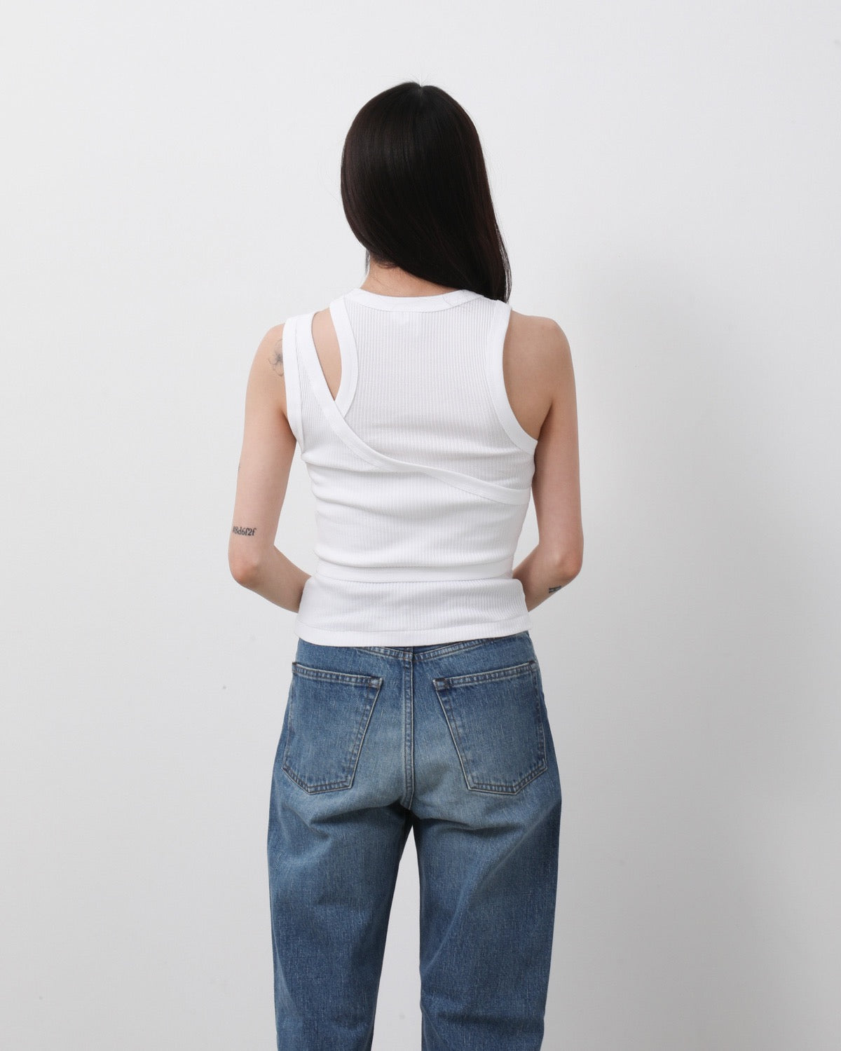 DOUBLE SHOULDER TANK TOP