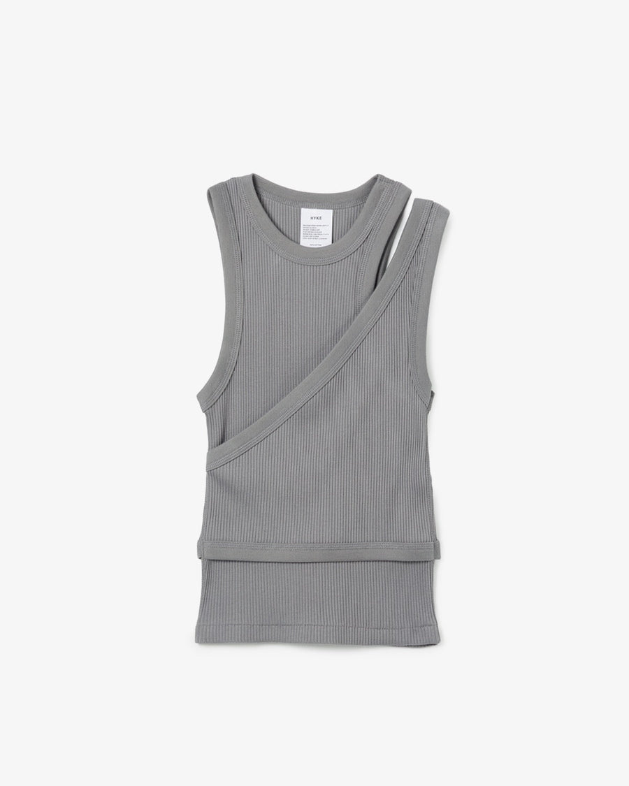 クリーニング済HYKE double shoulder TANK TOP DOUBLE SHOULDER TANK TOP – COVERCHORD