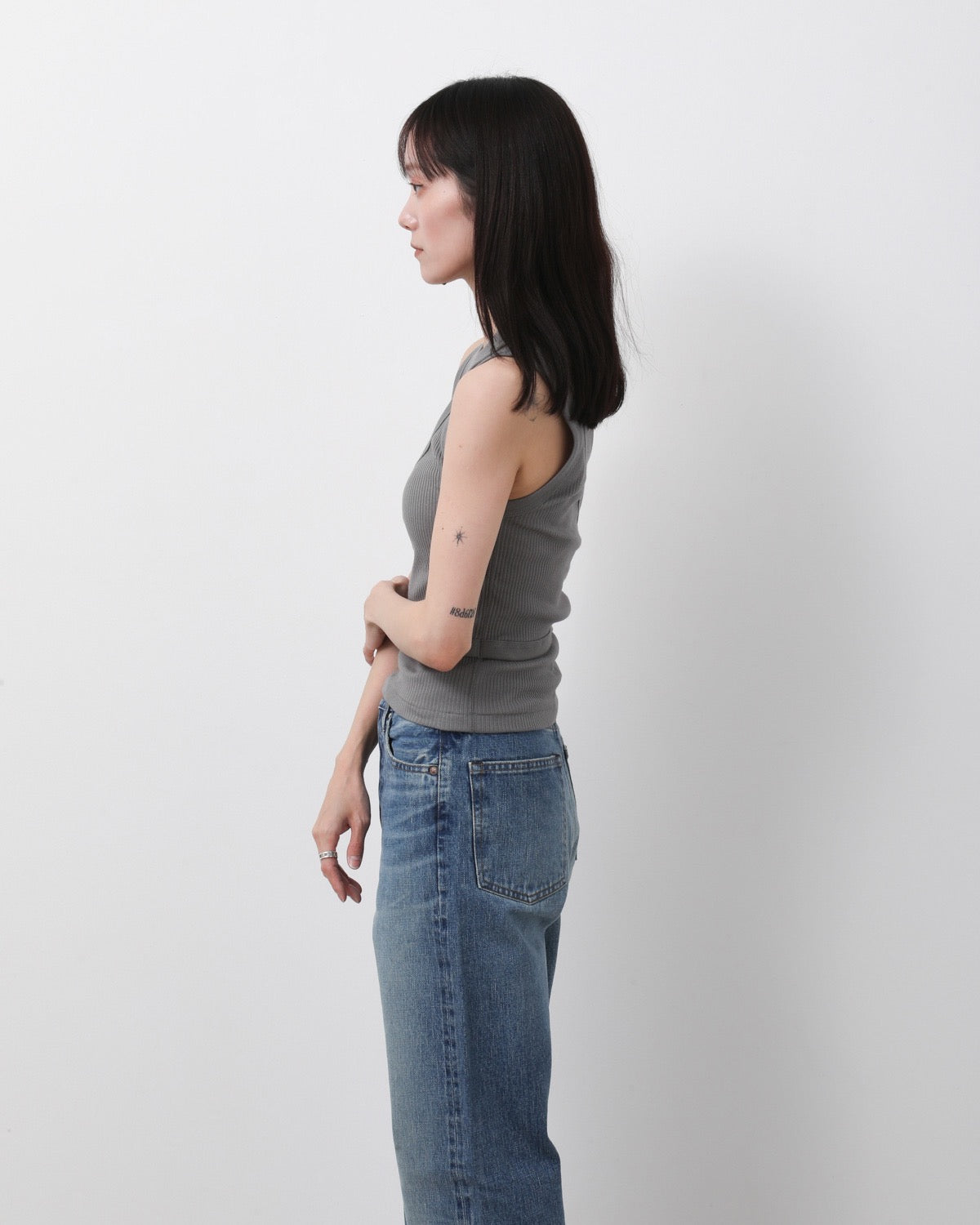 DOUBLE SHOULDER TANK TOP