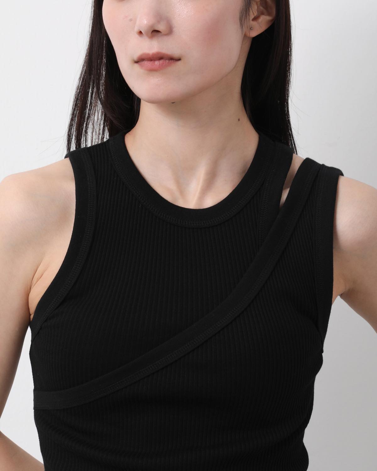 DOUBLE SHOULDER TANK TOP