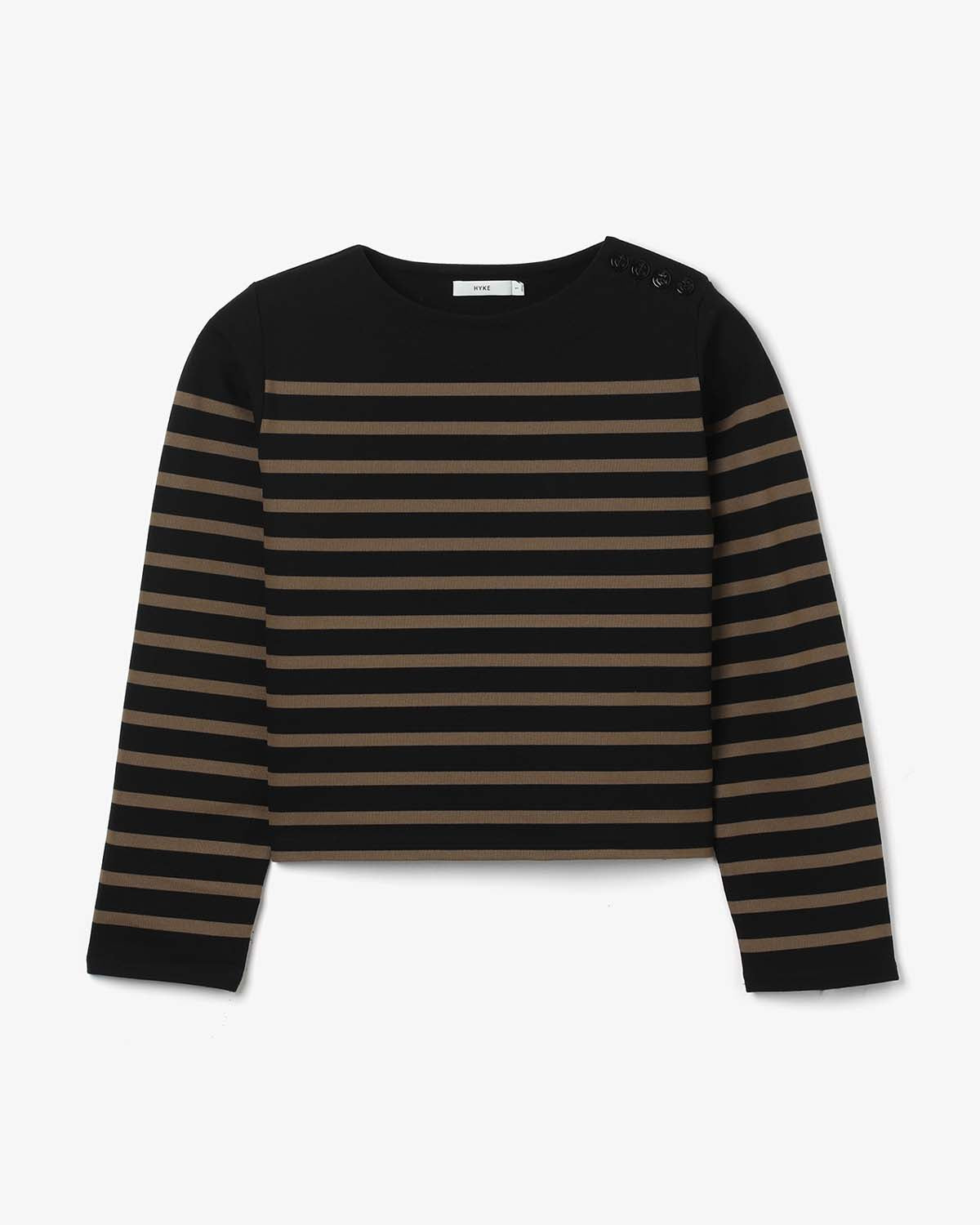 CROPPED BASQUE SHIRT