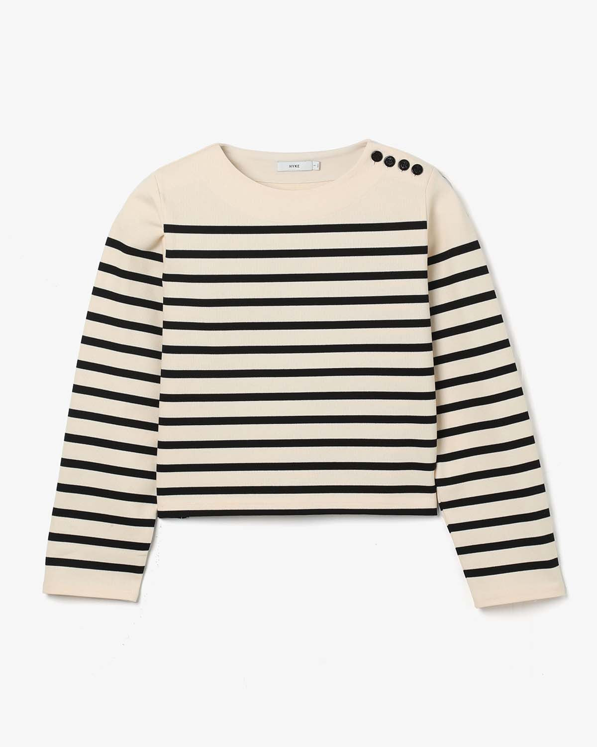 CROPPED BASQUE SHIRT